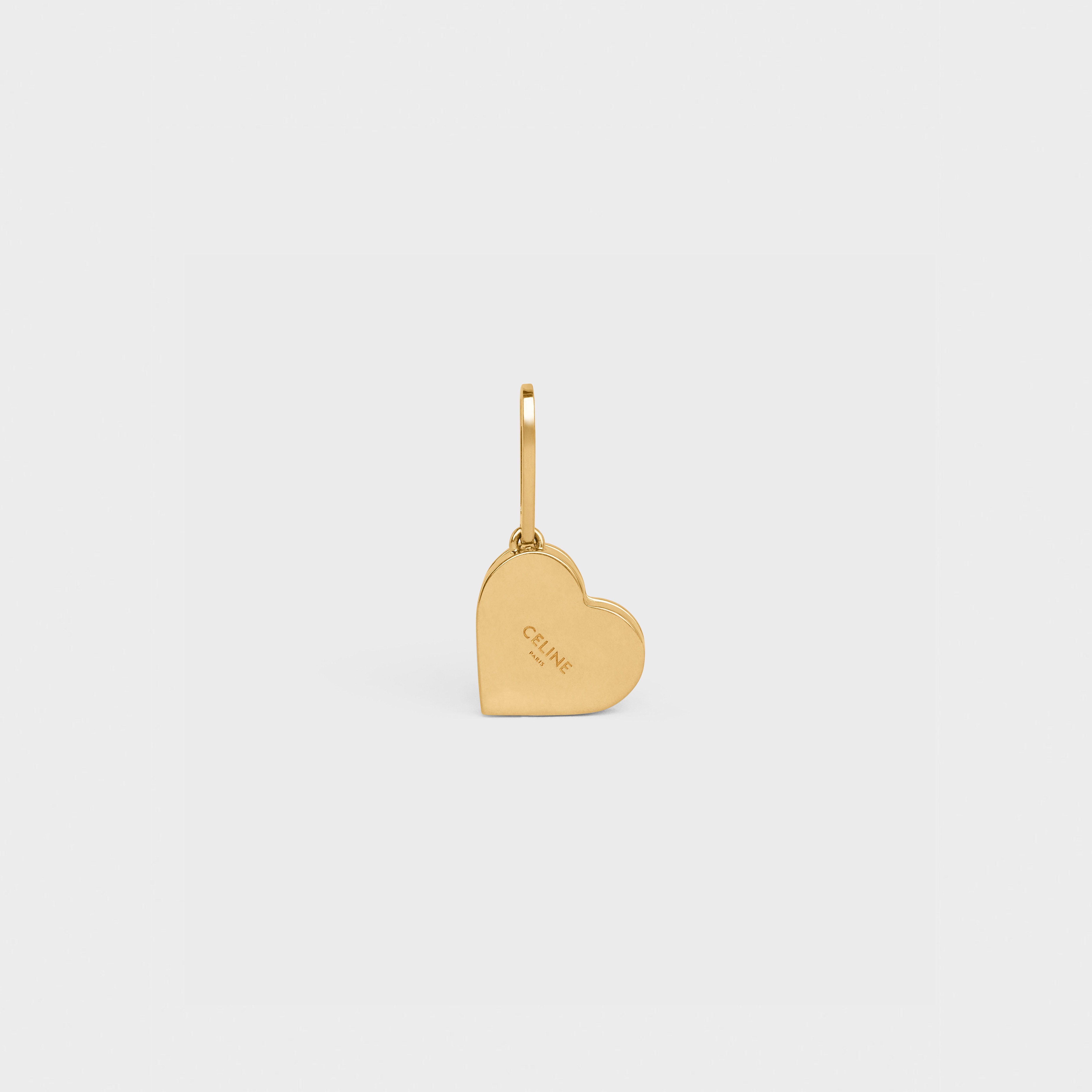 Celine Separables Heart Box Pendant in Brass with Gold finish - 5