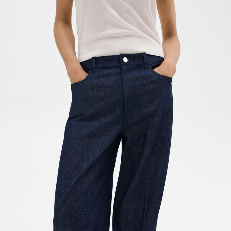 Straight-Leg 5-Pocket Pant in Denim 5