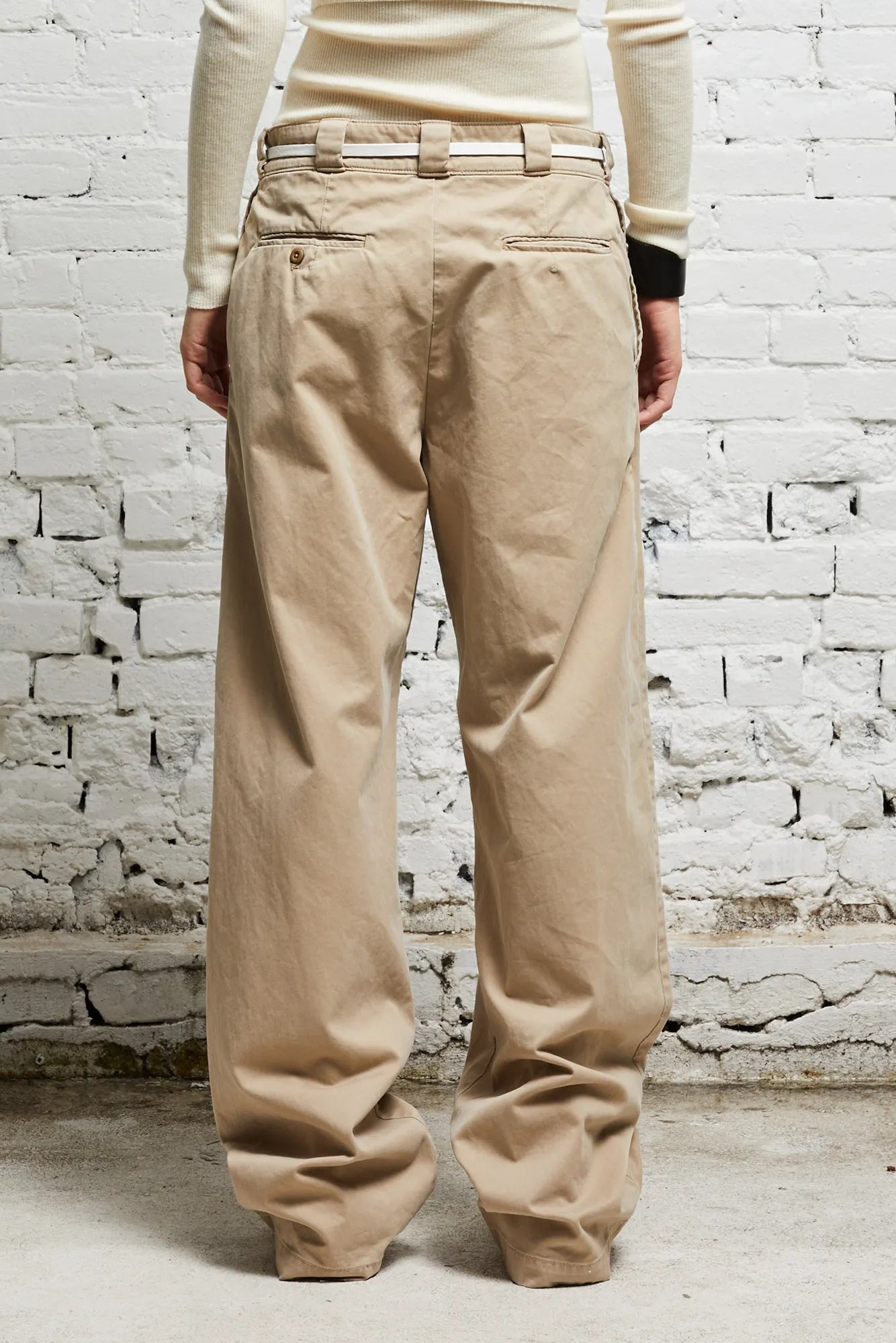 WIDE LEG SKATE PANT - KHAKI - 5