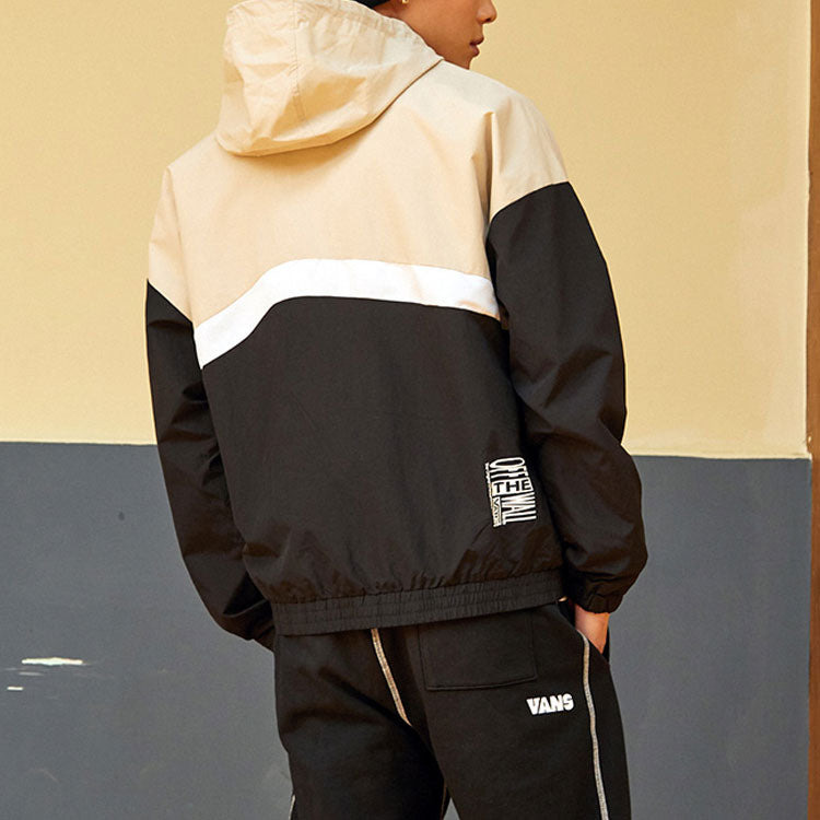 Men's Vans Colorblock Zipper Casual Hooded Jacket VN0A5H8X2N1 - 4