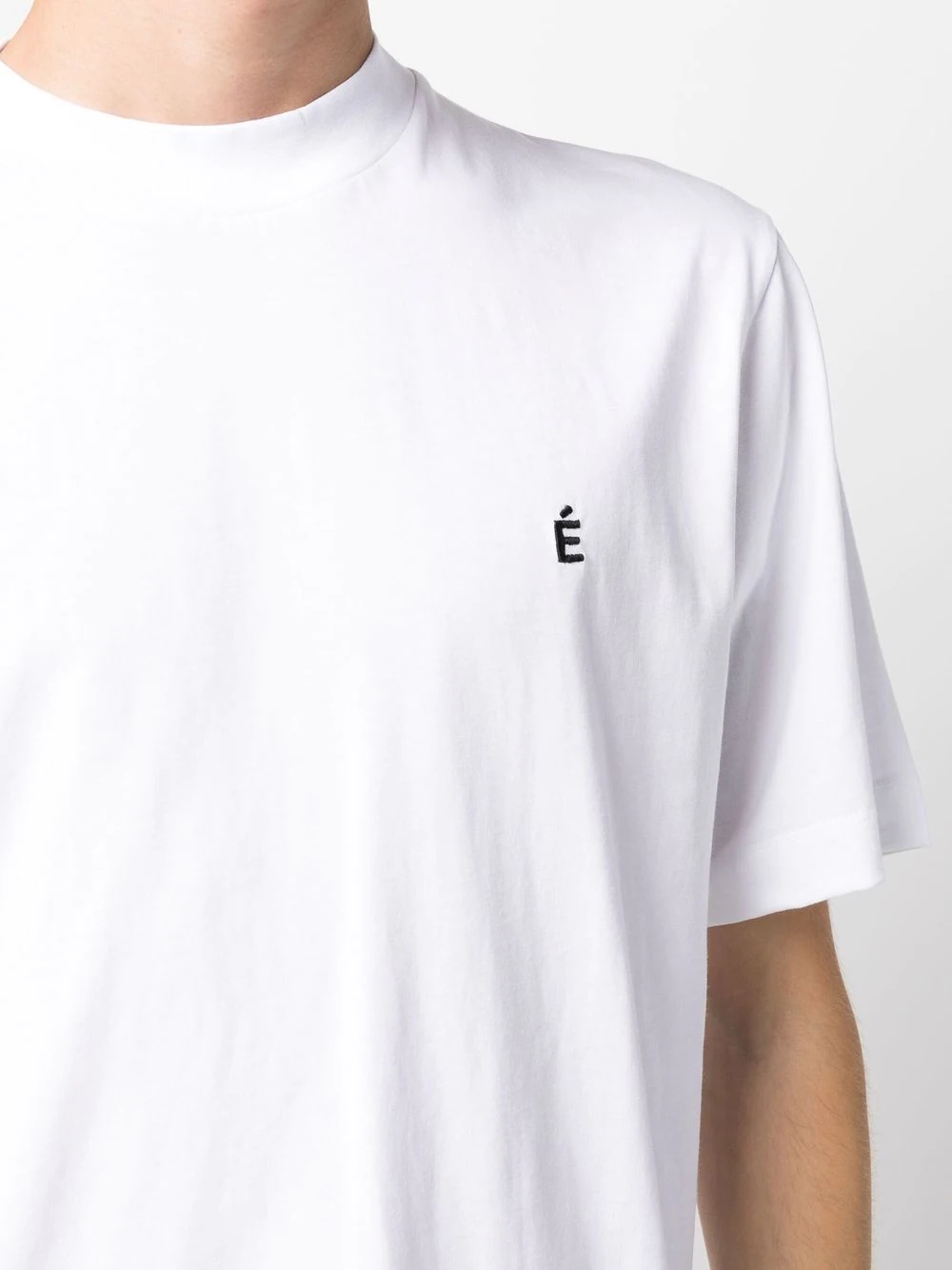 logo-embroidered oversize T-shirt - 5