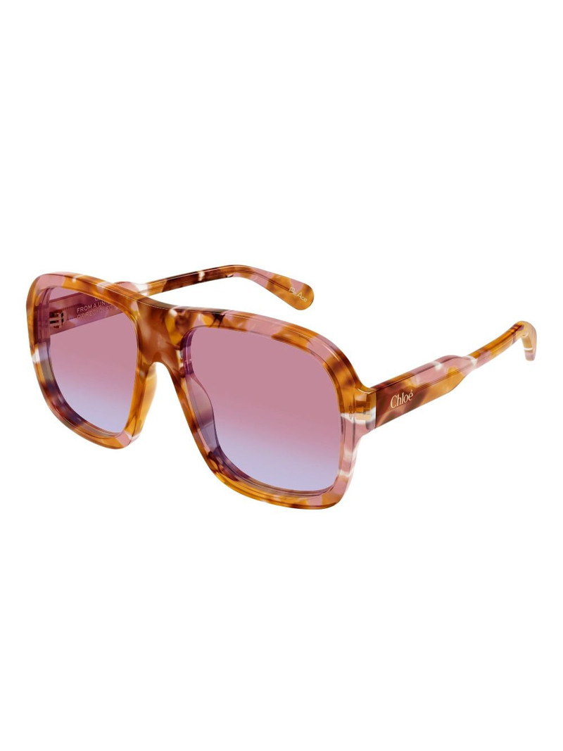 Chloé CH0331S geometric sunglasses outlook