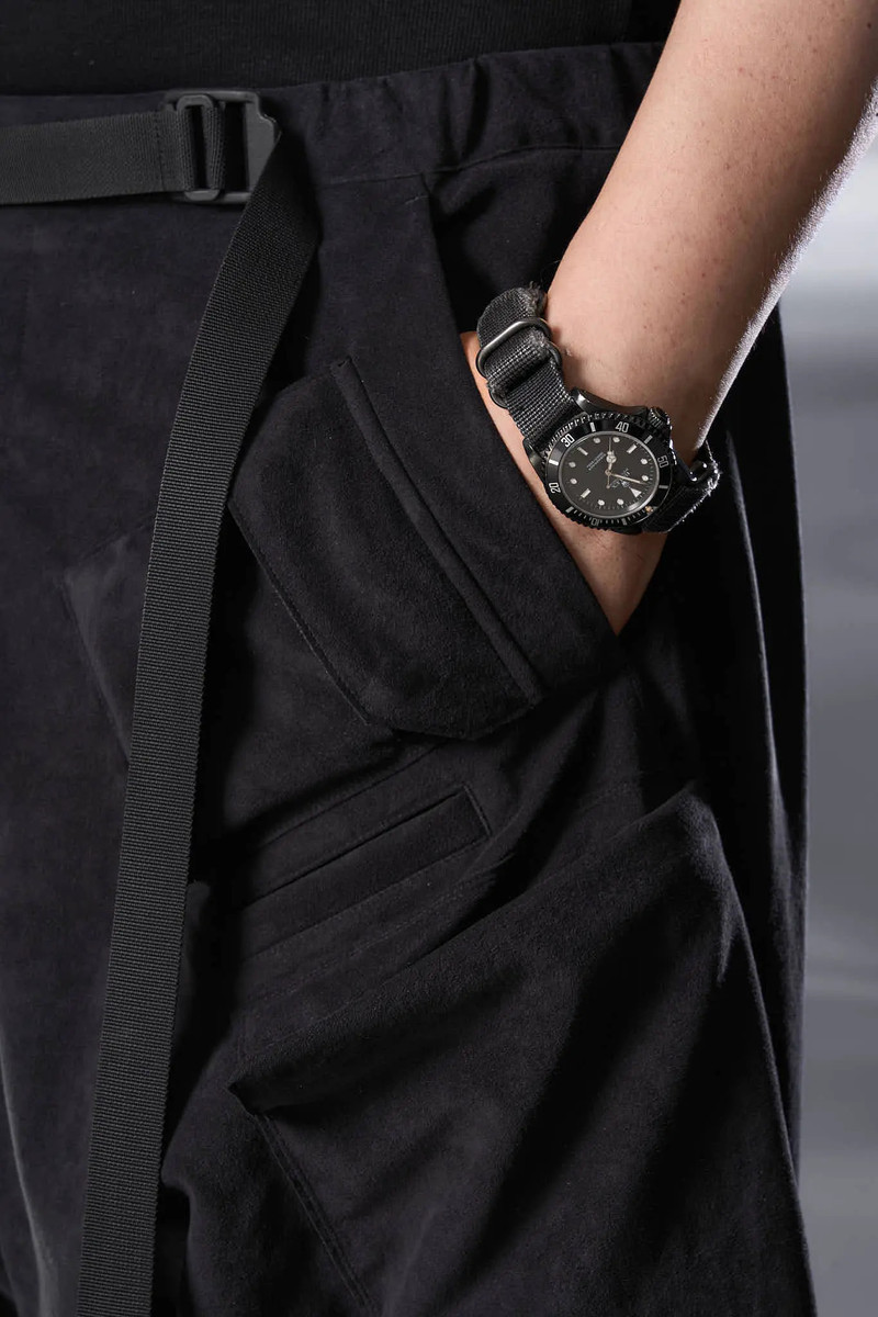 P30AL-TO Scrim Laced Ultra-Microfiber Drawcord Cargo Trouser 11