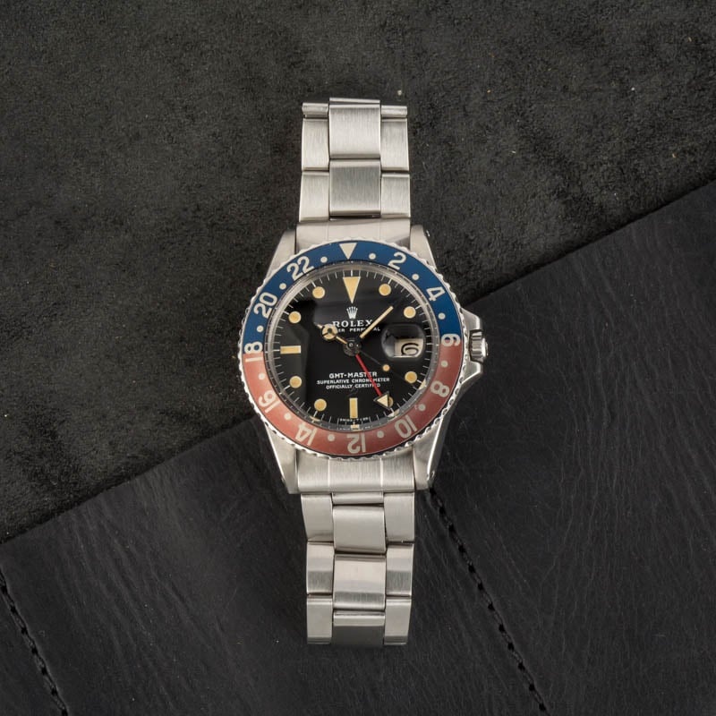 Vintage Rolex GMT-Master Ref 1675 MK II Dial Pepsi - 10