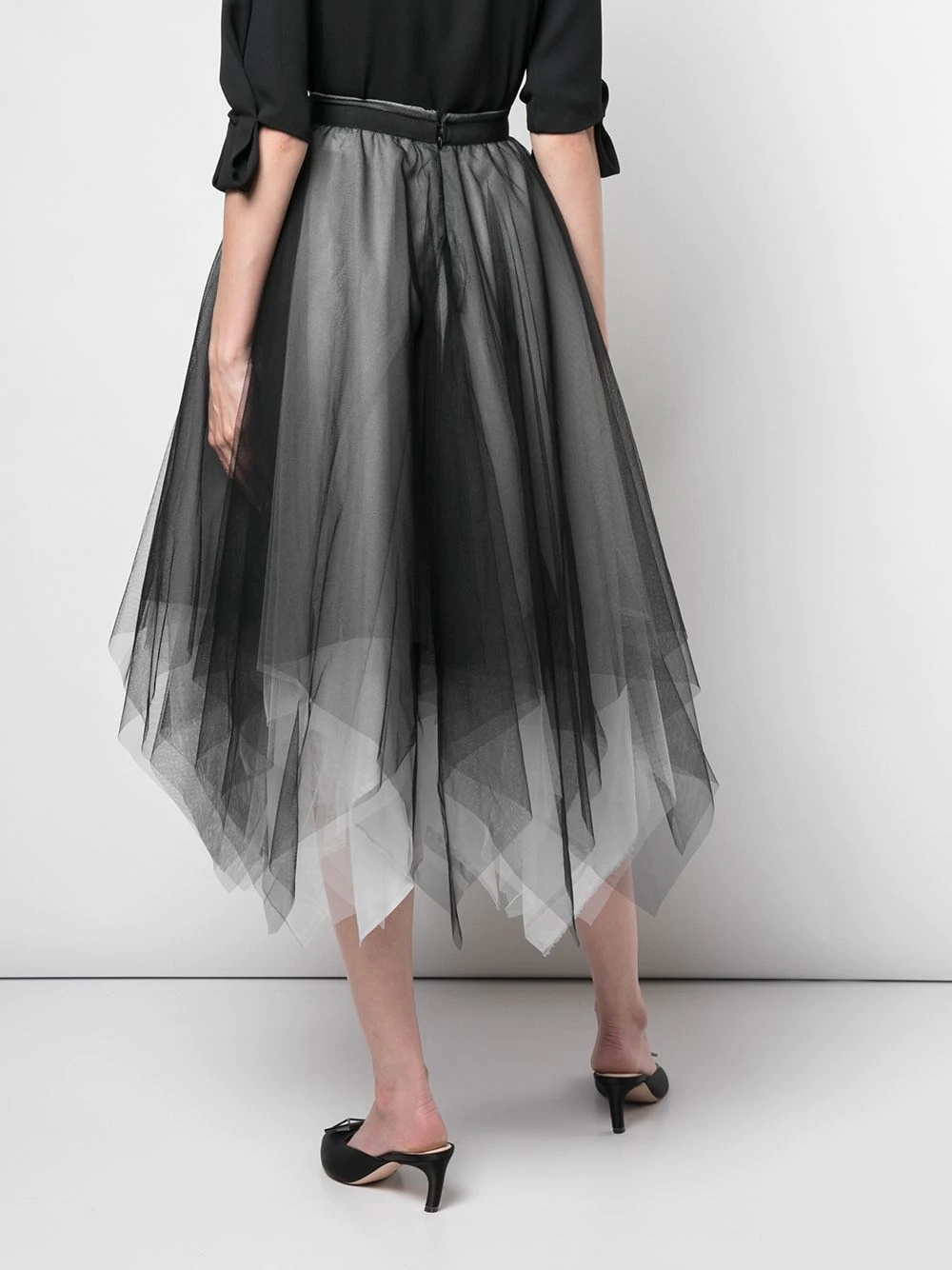 tulle midi skirt - 4