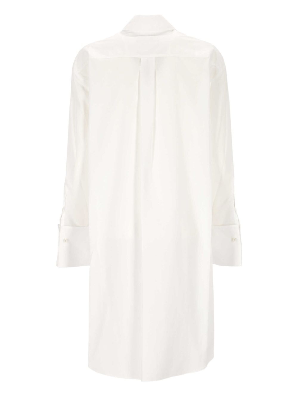 crystal-embellished long shirt - 2