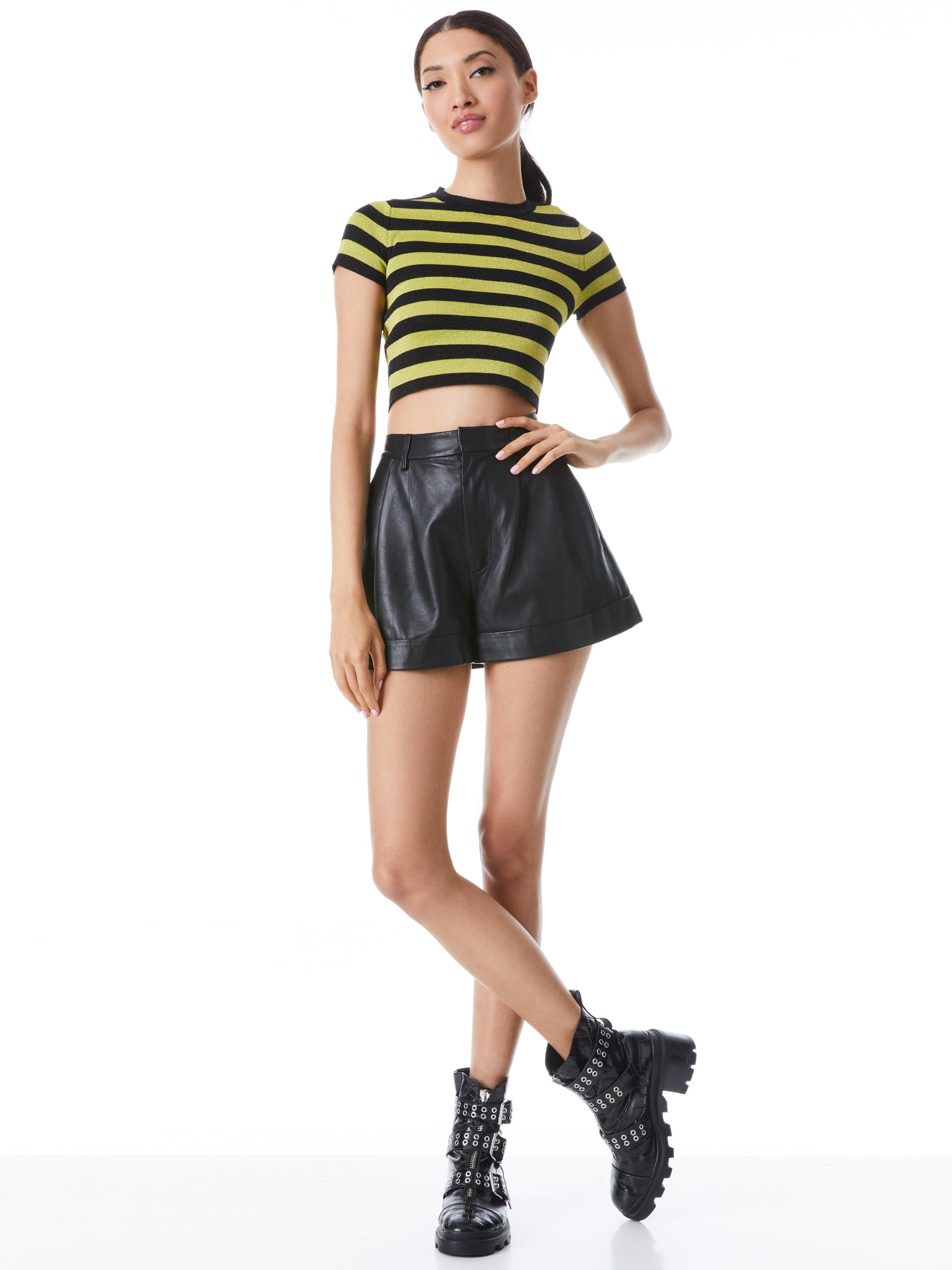 CIARA STRIPE METALLIC PULLOVER - 6