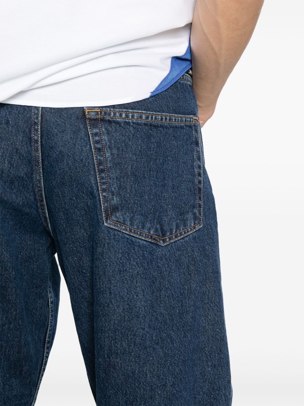 organic cotton straight-leg jeans - 5
