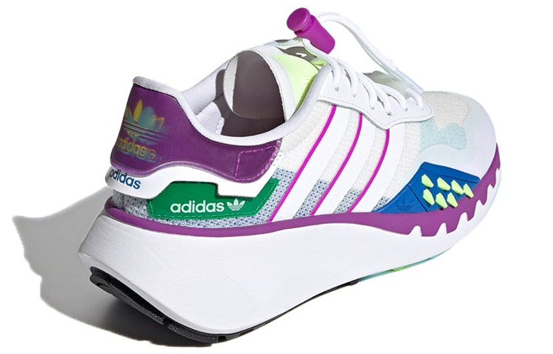 (WMNS) adidas Choigo 'White Shock Purple' FY6501 4