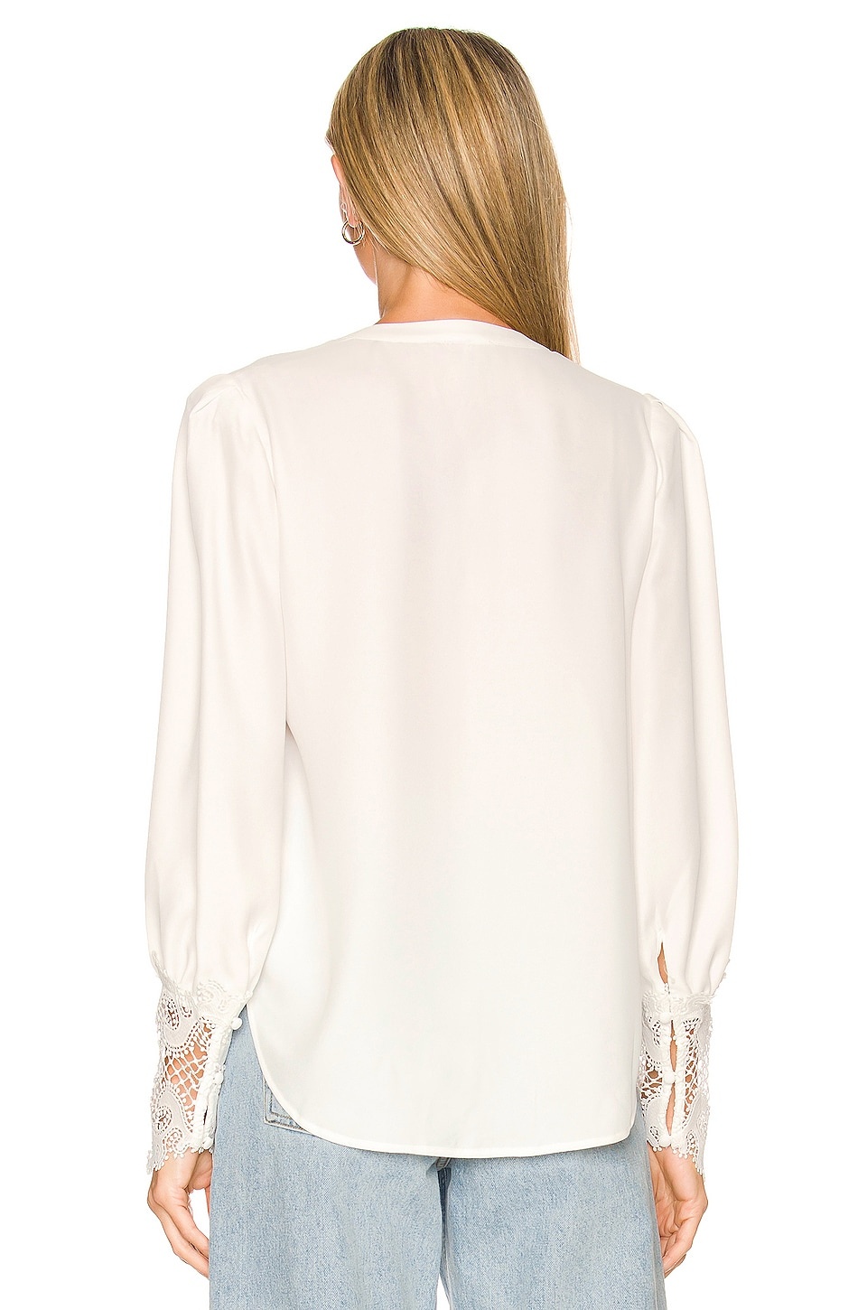 Ava Lace Cuff Blouse - 3