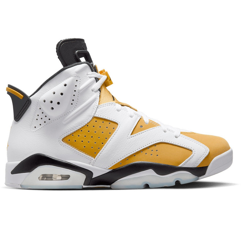 AIR JORDAN 6 RETRO - WHITE/YELLOW OCHRE/BLACK - 1