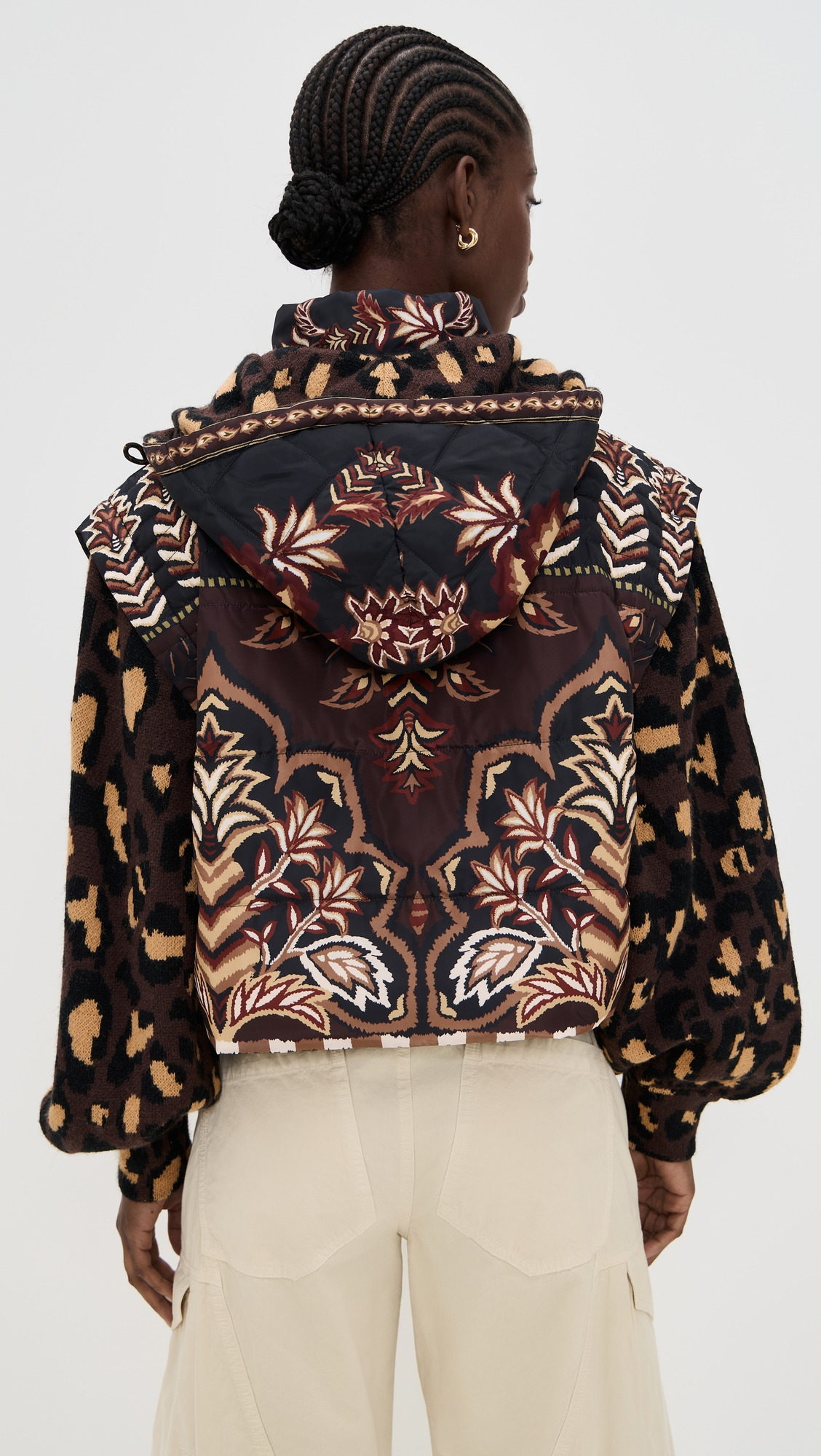 Winter Ainika Brown Puffer Jacket - 2