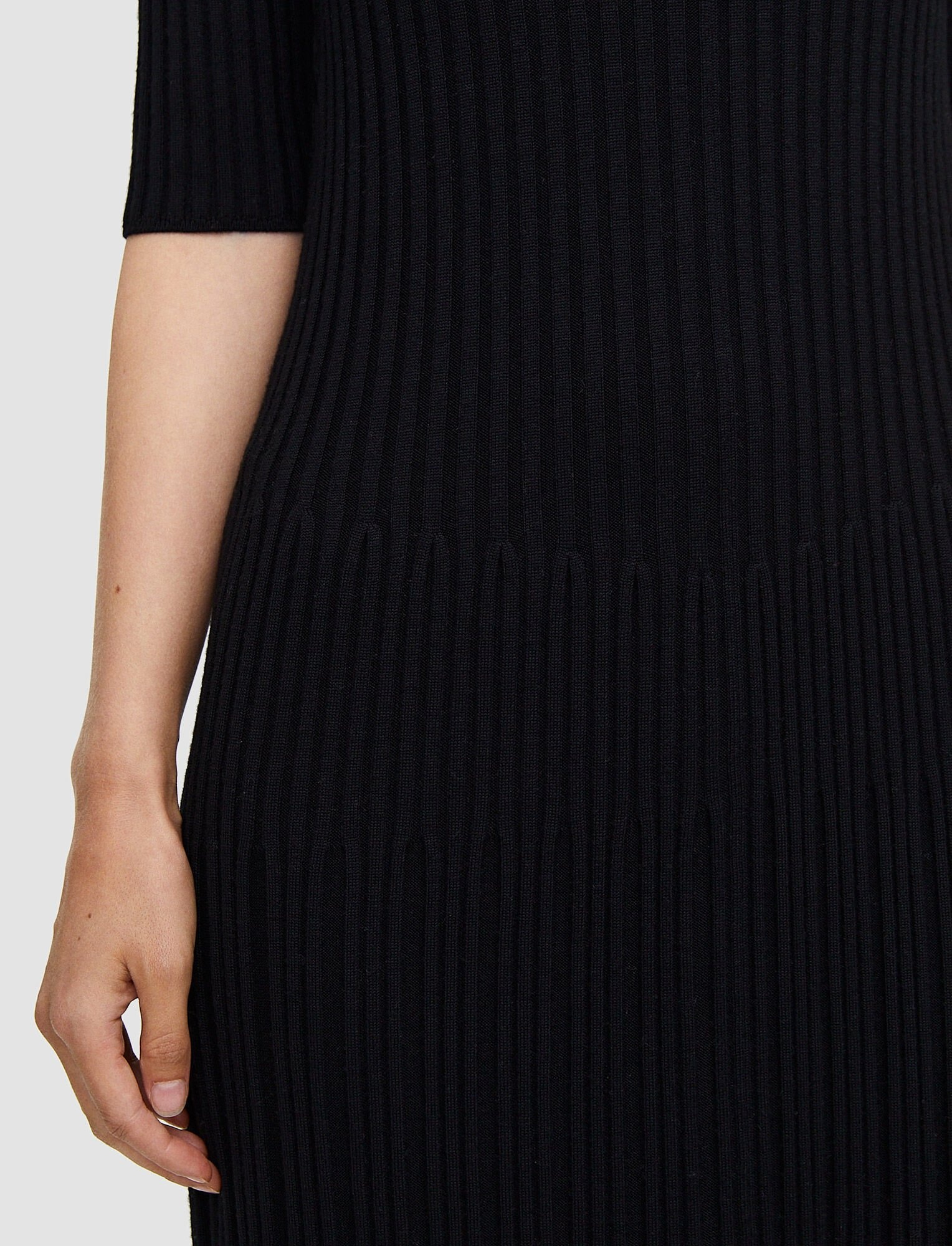 Merino Rib Dress - 5