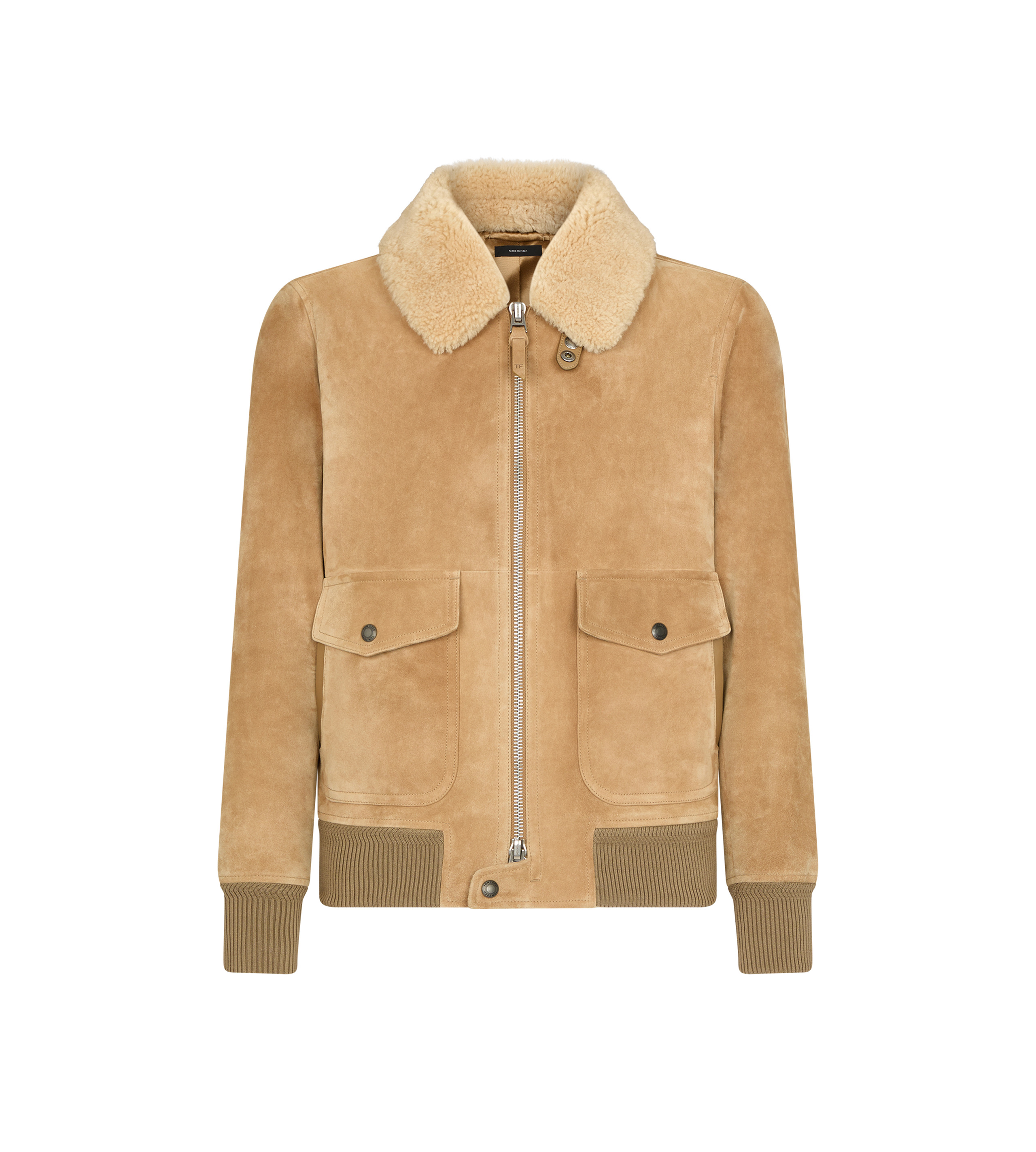 CASHMERE SUEDE BLOUSON - 1