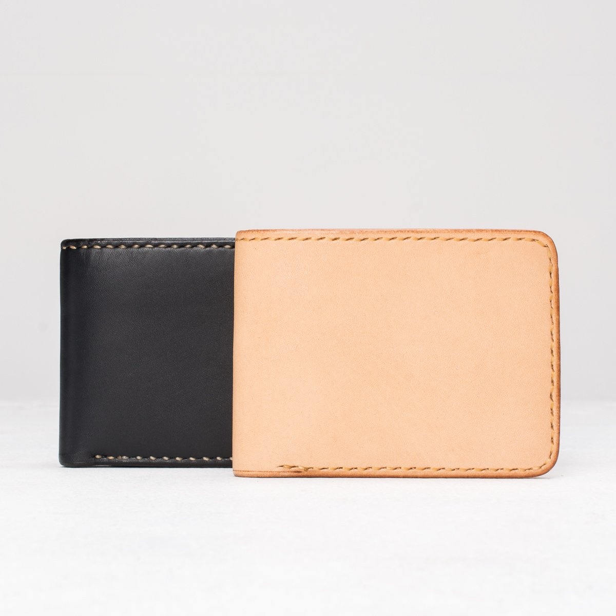 IHG-035 Calf Folding Wallet - Black or Tan - 13