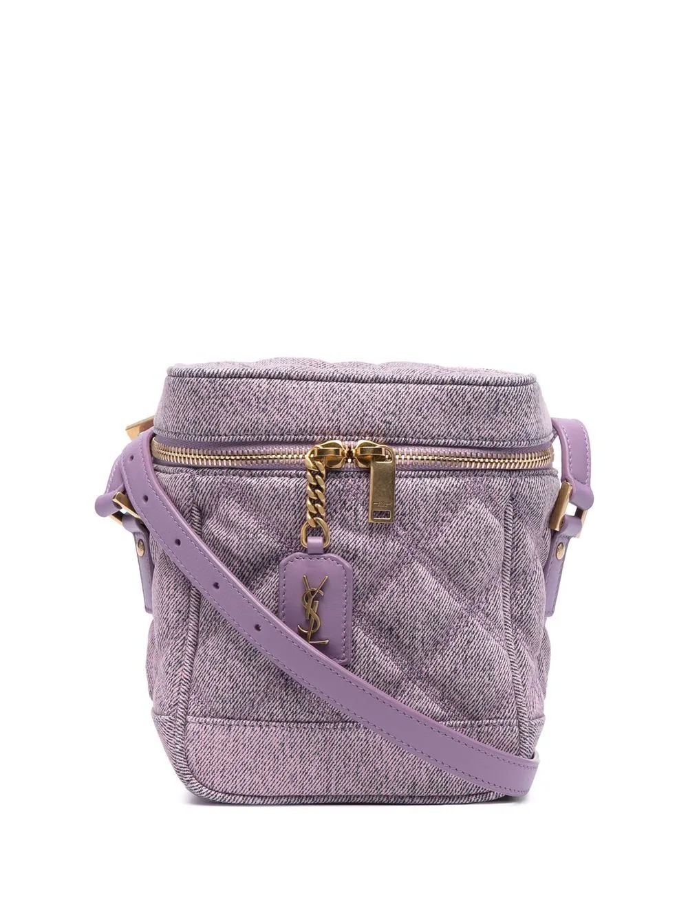 denim vanity crossbody bag - 1