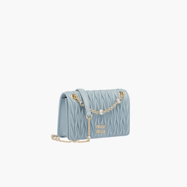 Matelassé nappa leather mini-bag - 6