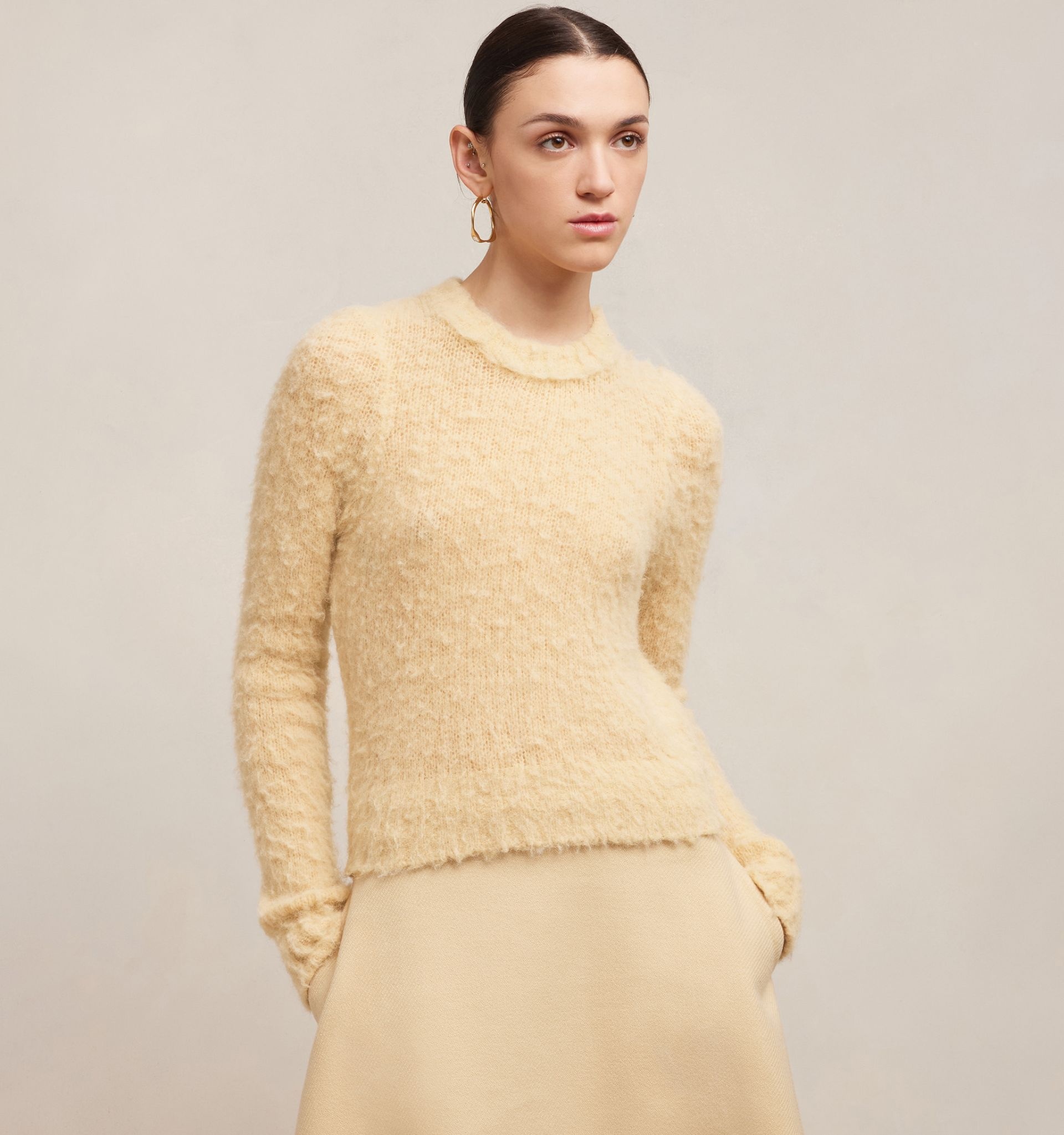 Brushed Alpaca Sweater - 6