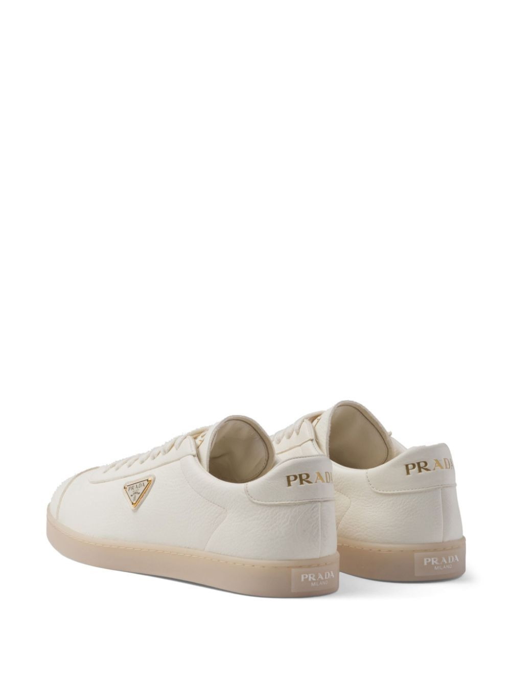 Prada Men Lane Grained Leather Sneakers - 4