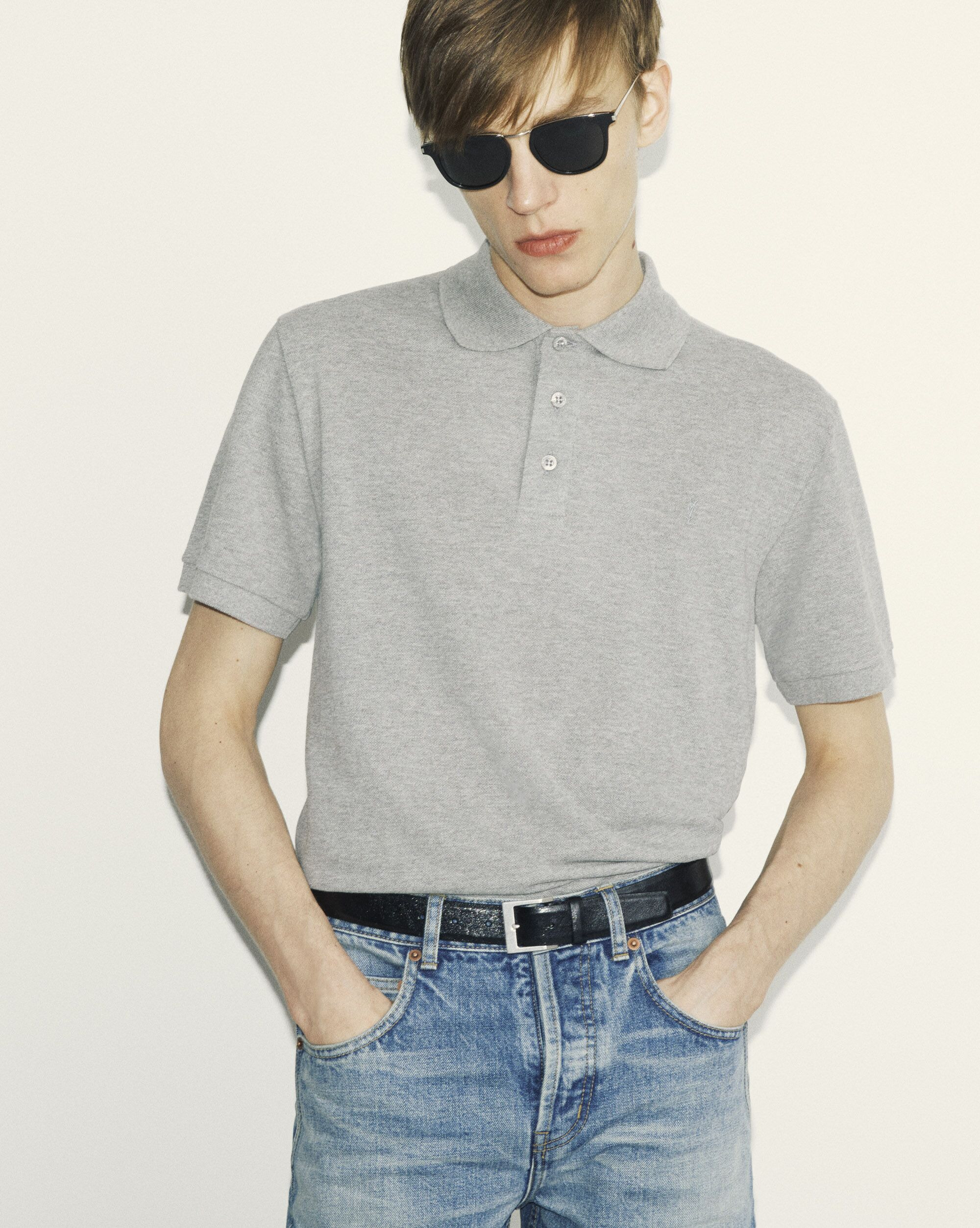 cassandre polo shirt in piqué - 2