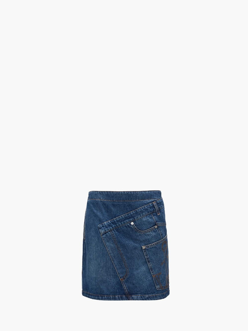 DENIM MINI SKIRT - 1