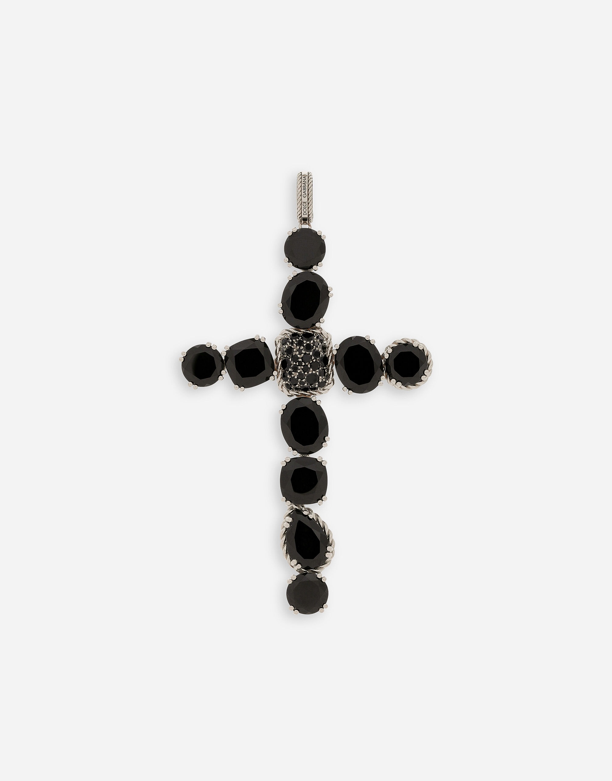 Anna Charm in white gold 18Kt and black spinels - 1