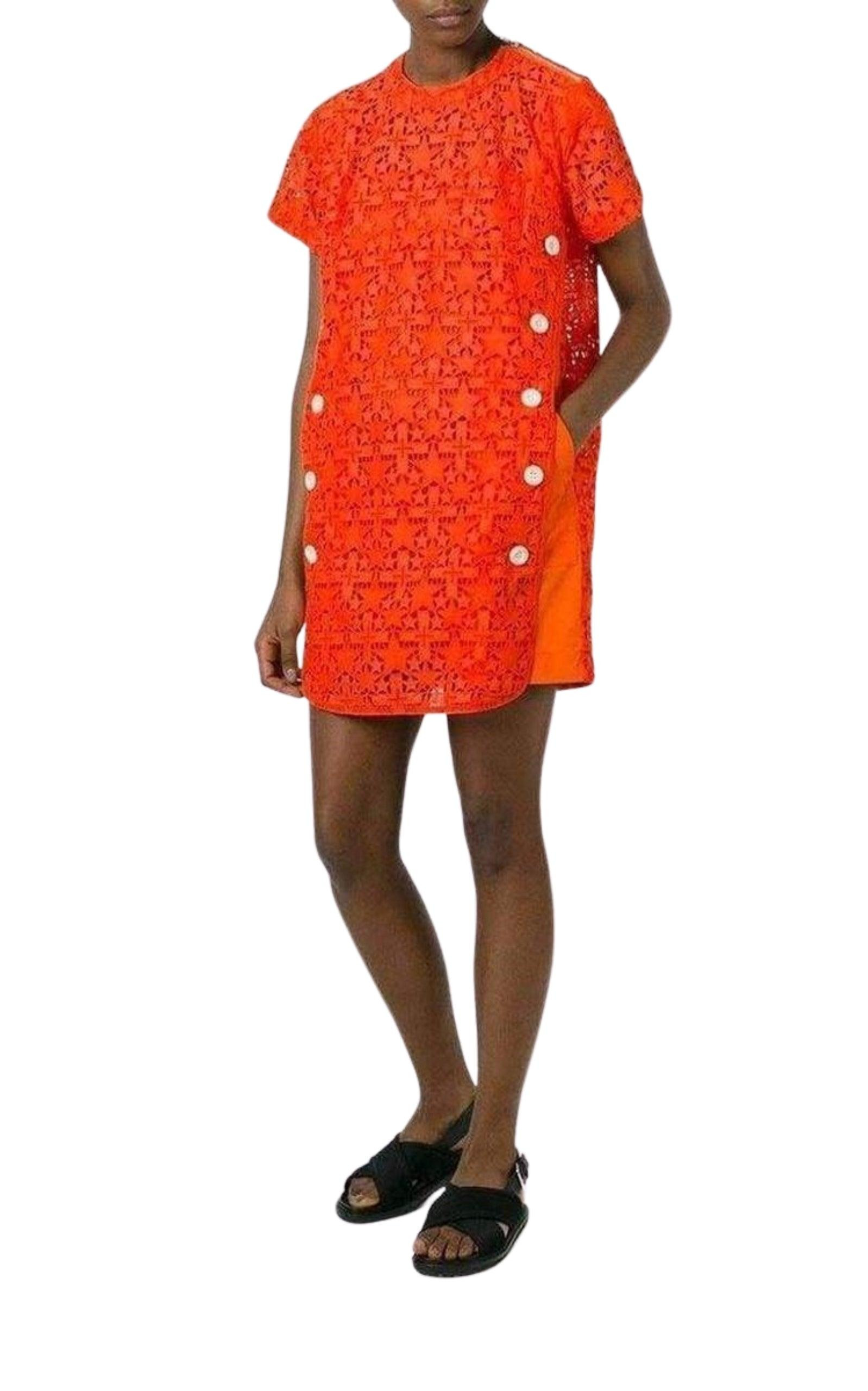 Lace Trim Sangallo Dress - 2