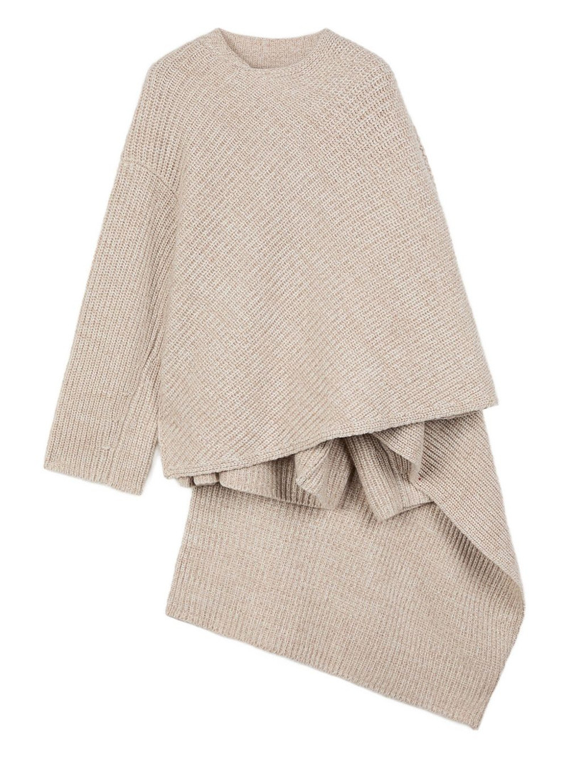asymmetrical wrap sweater 1