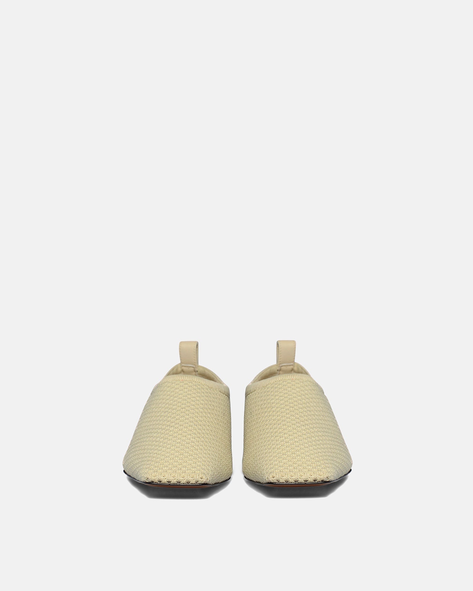 Mesh-Knit Round-Toe Slip On Shoes - 3