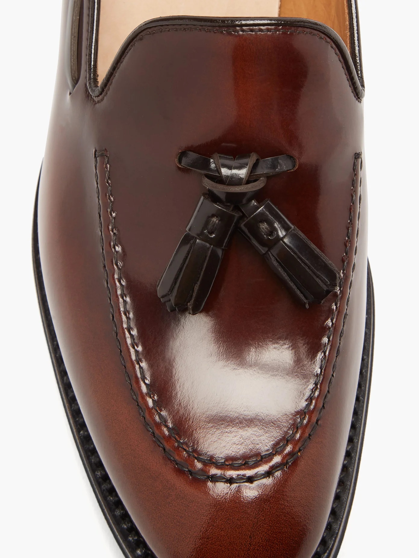 Kingsley tasselled leather loafers - 6