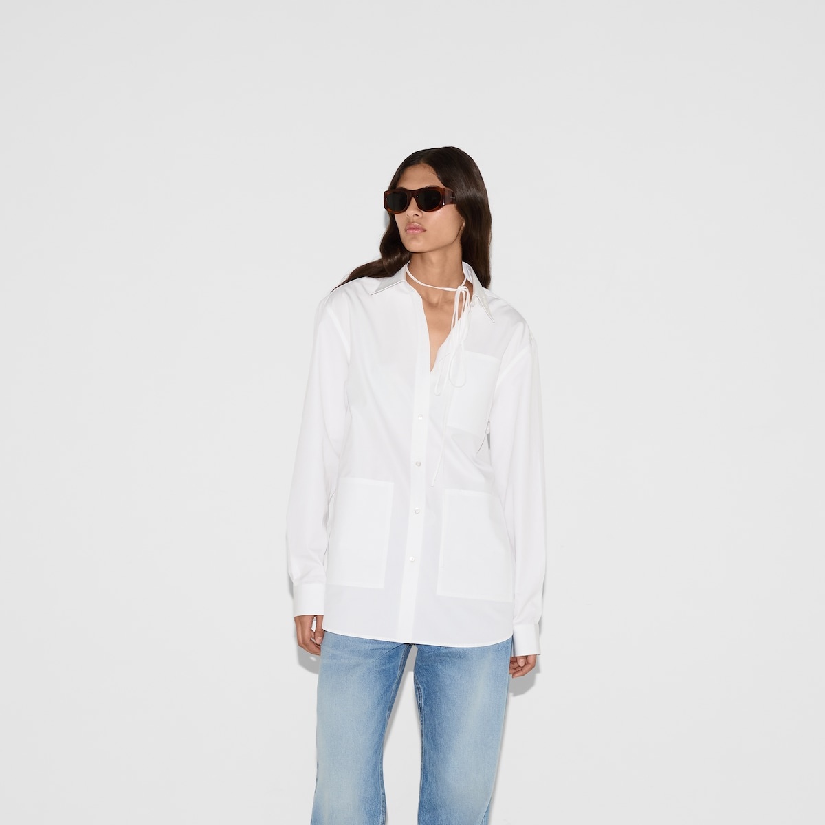 Heavy cotton poplin shirt - 3