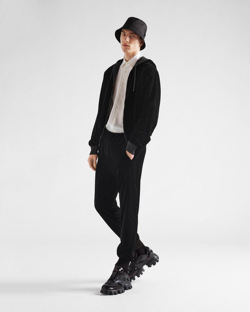 Prada Velvet pants outlook