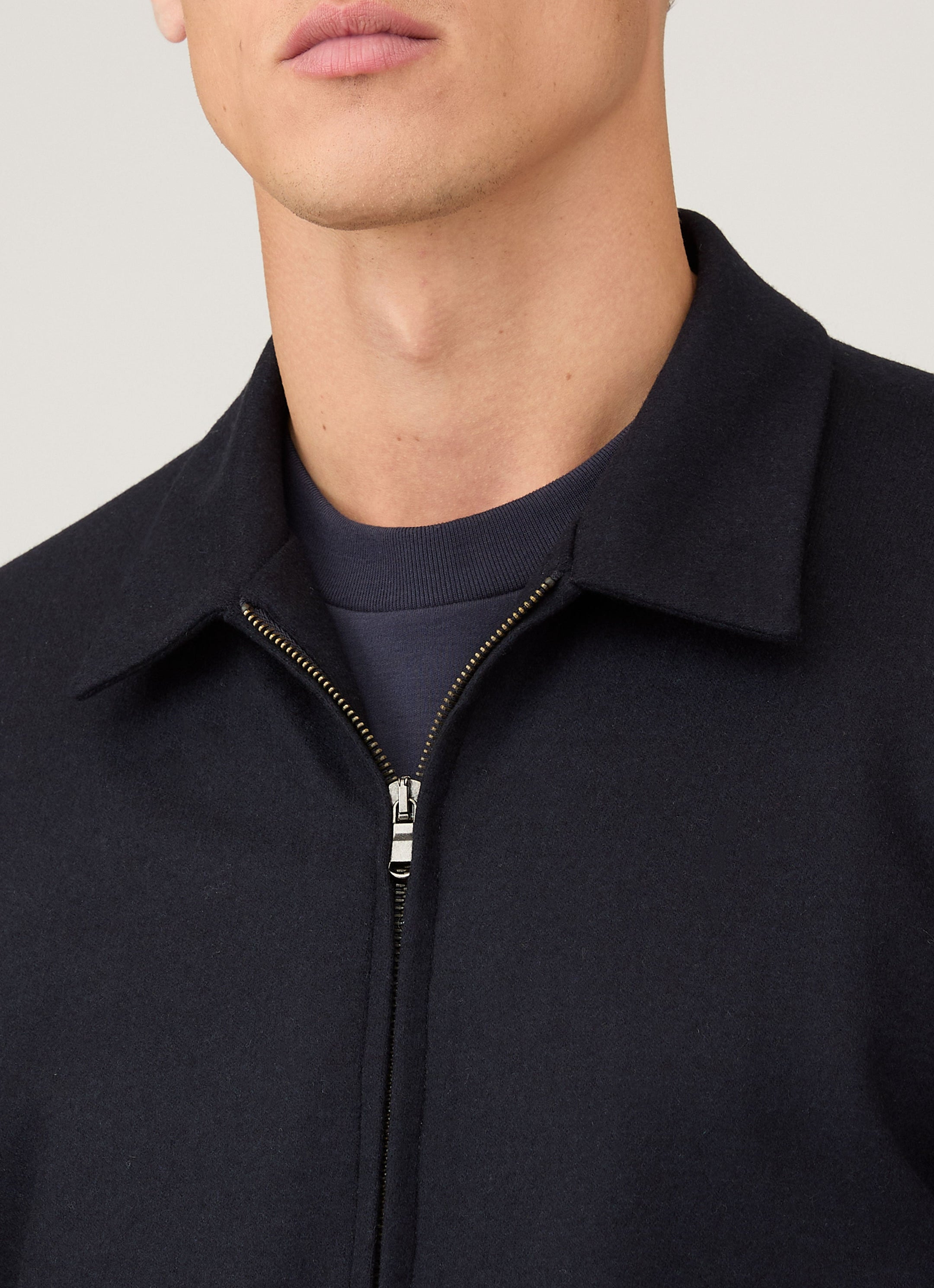 Boiled Wool Harrington Jacket - 6