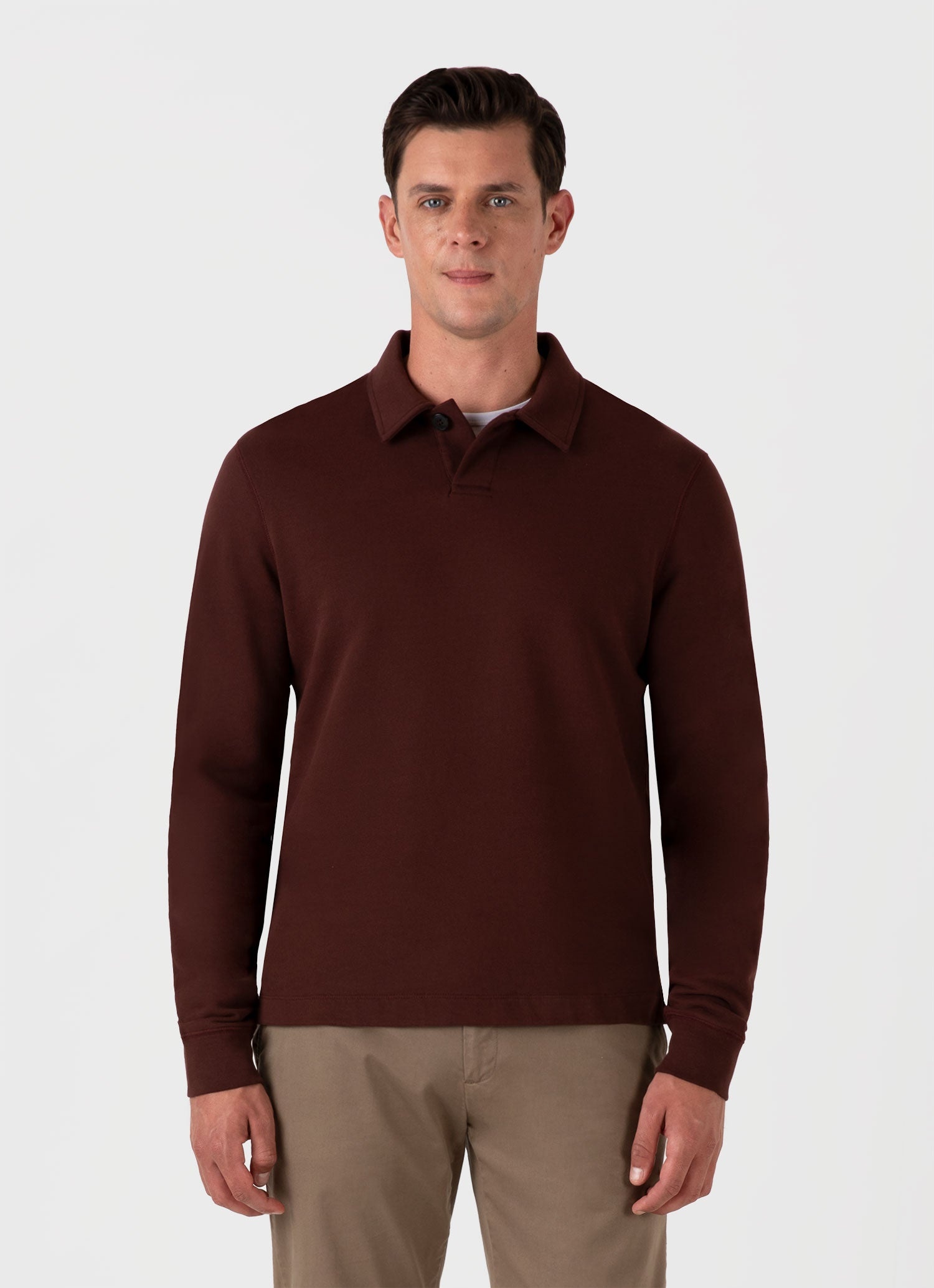 Loopback Polo Sweatshirt - 2
