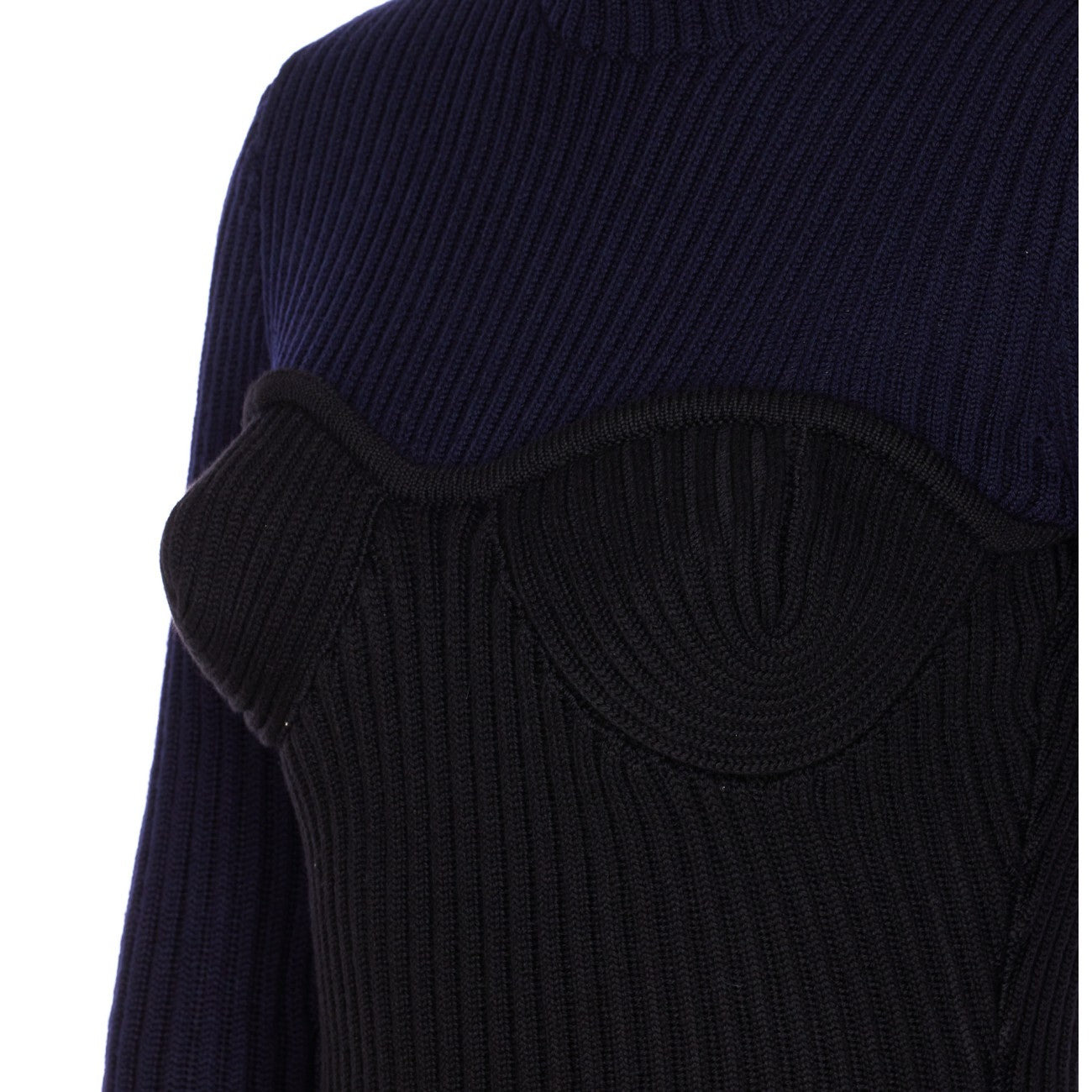 Jean Paul Gaultier Women Bicolor Stretch Sweater - 3