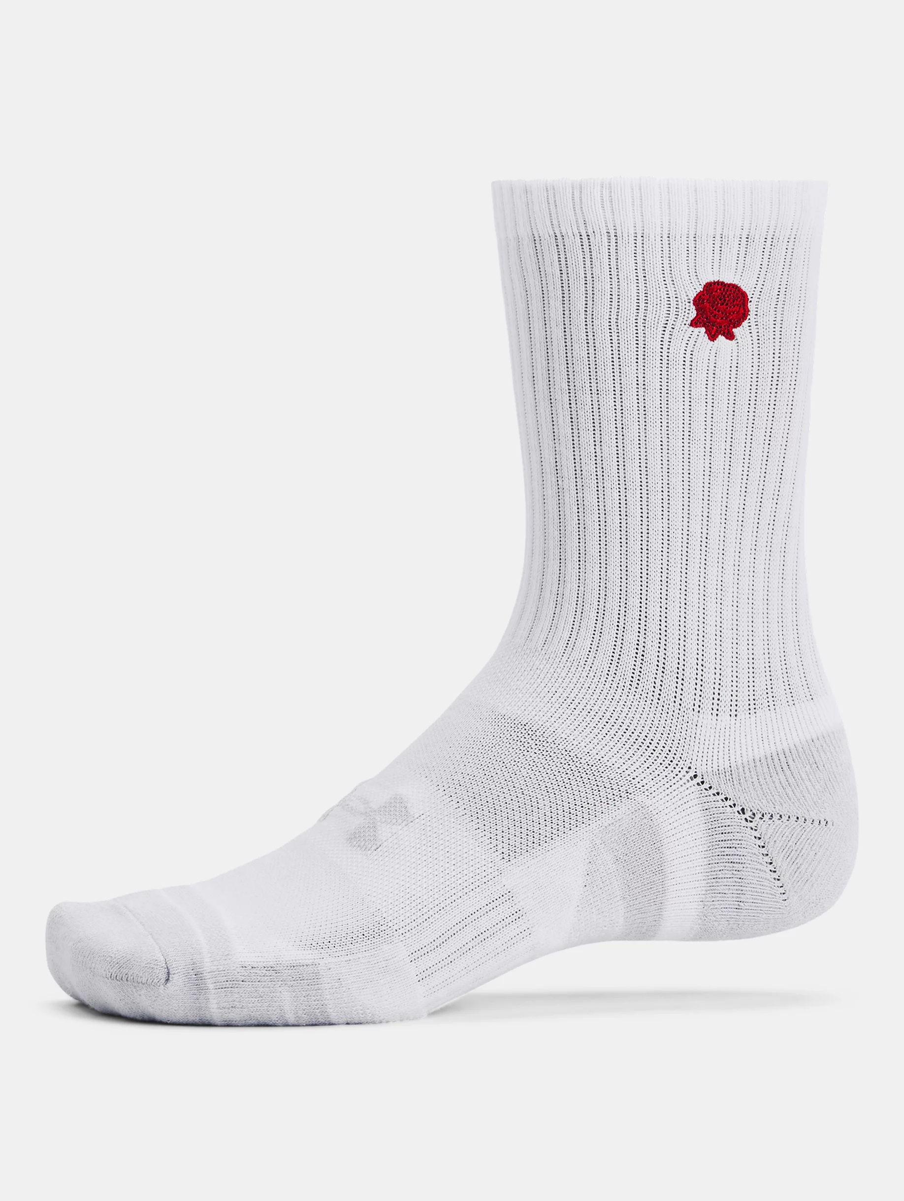 Unisex UA Performance Cotton 2 Pack Mid-Crew Socks - 4