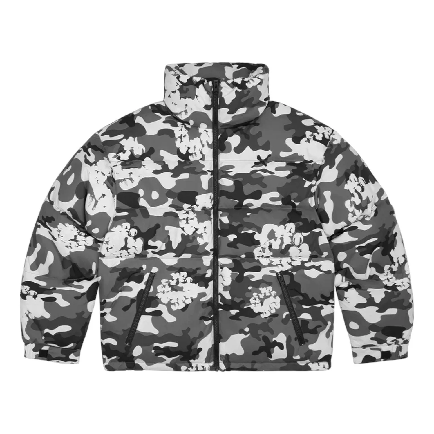 Denim Tears Cotton Wreath Puffer Jacket 'White Camo' FW25ODP11842610 - 1