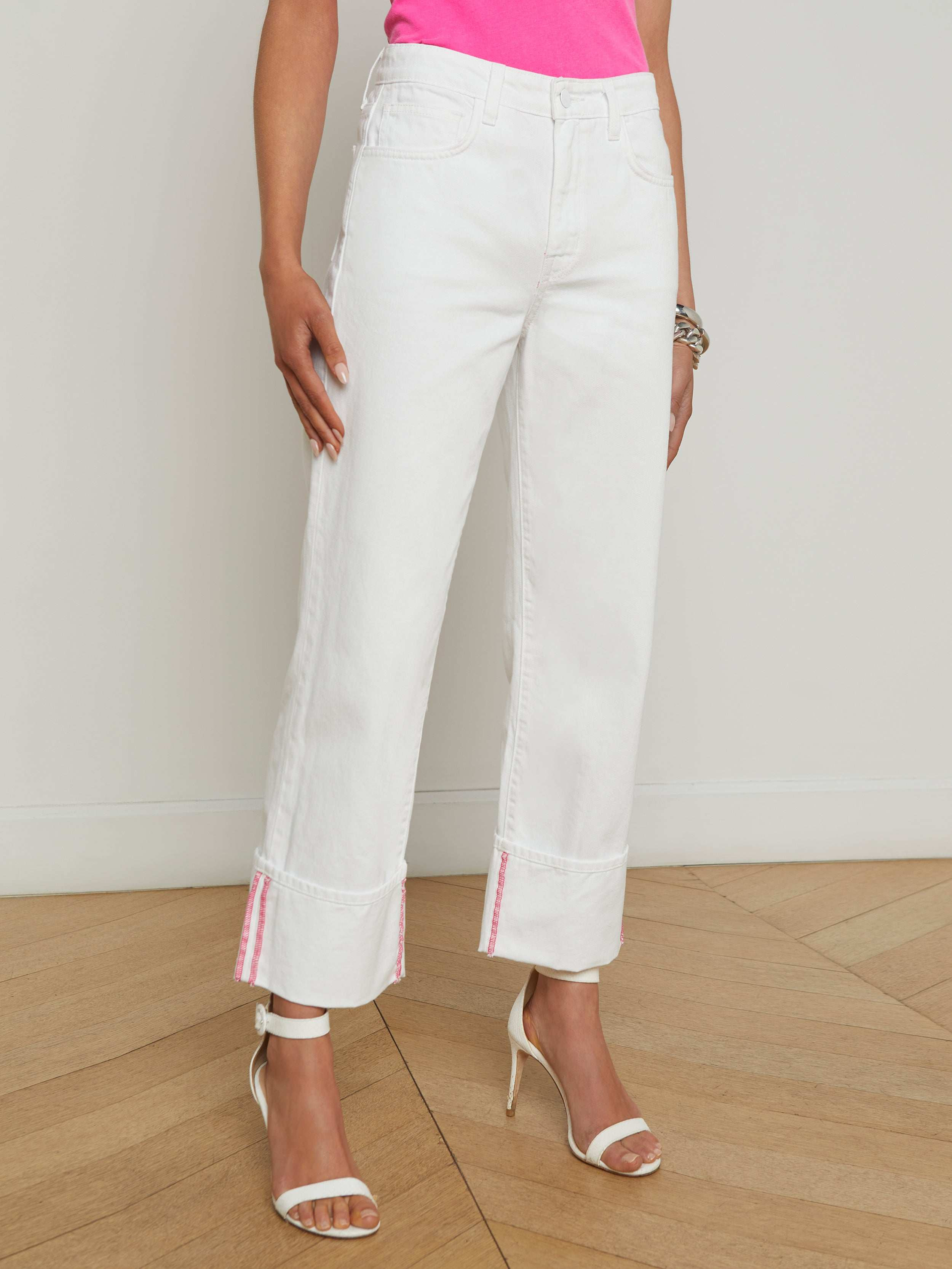Leighton Cuffed Stovepipe Jean - 3