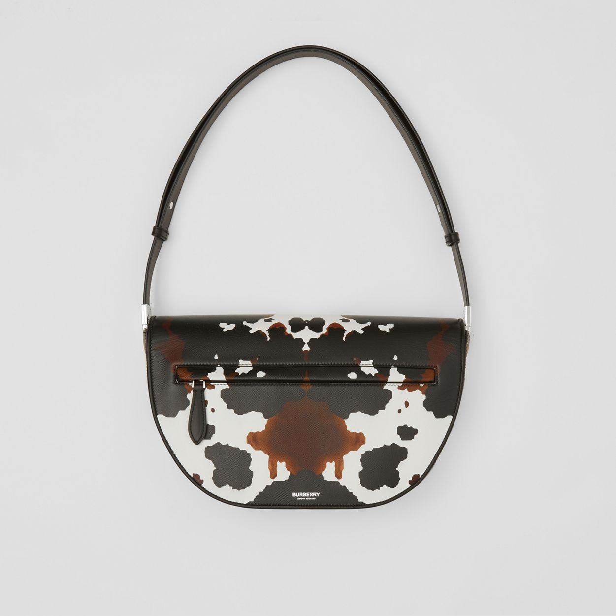 Medium Camouflage Print Leather Olympia Bag - 1