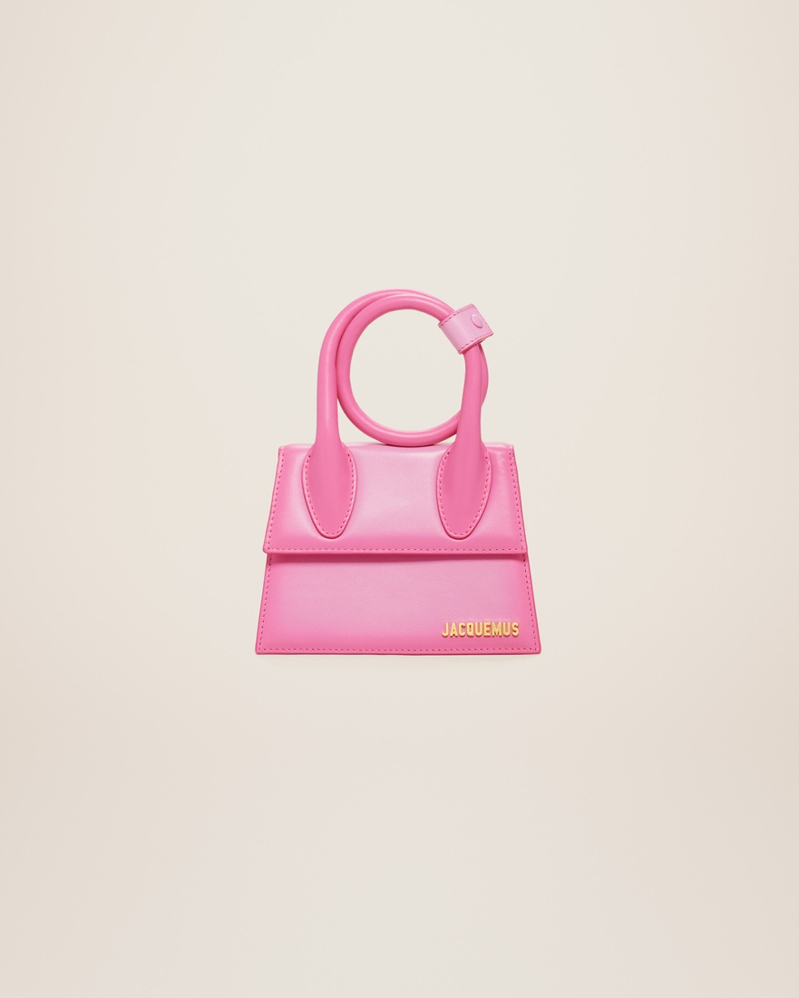 Jacquemus Le Chiquito Noeud Coiled Handbag Pink