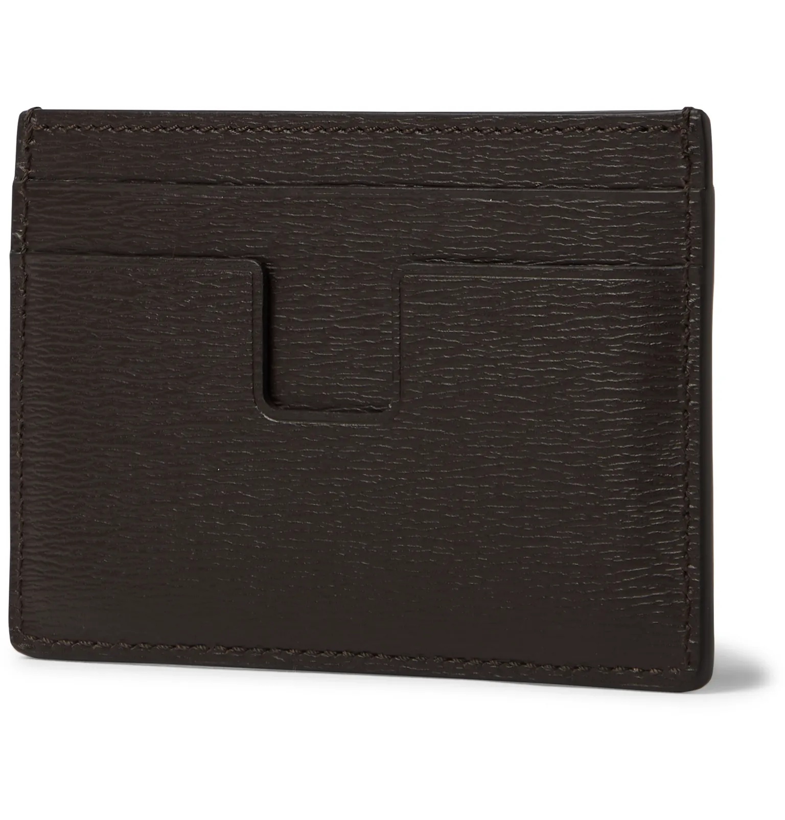 Logo-Embellished Textured-Leather Cardholder - 7