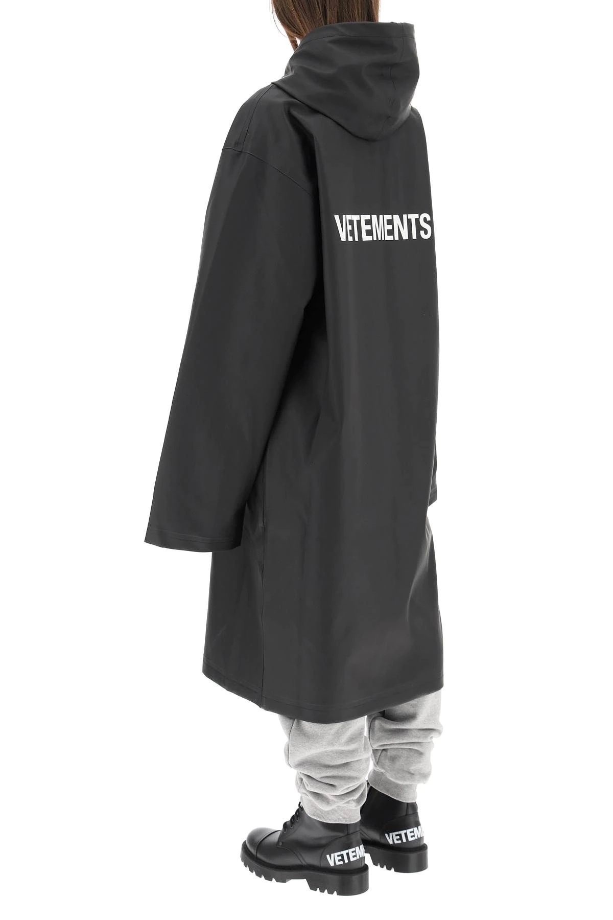 OVERSIZED RAINCOAT WITH LOGO - 4