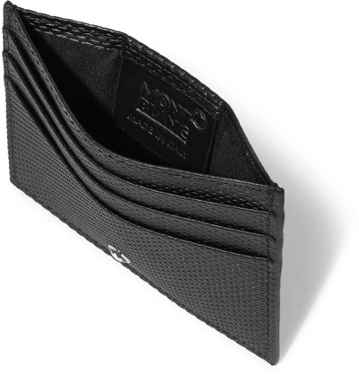 Montblanc 3.5cm Woven Leather Belt and Cardholder Gift Set outlook