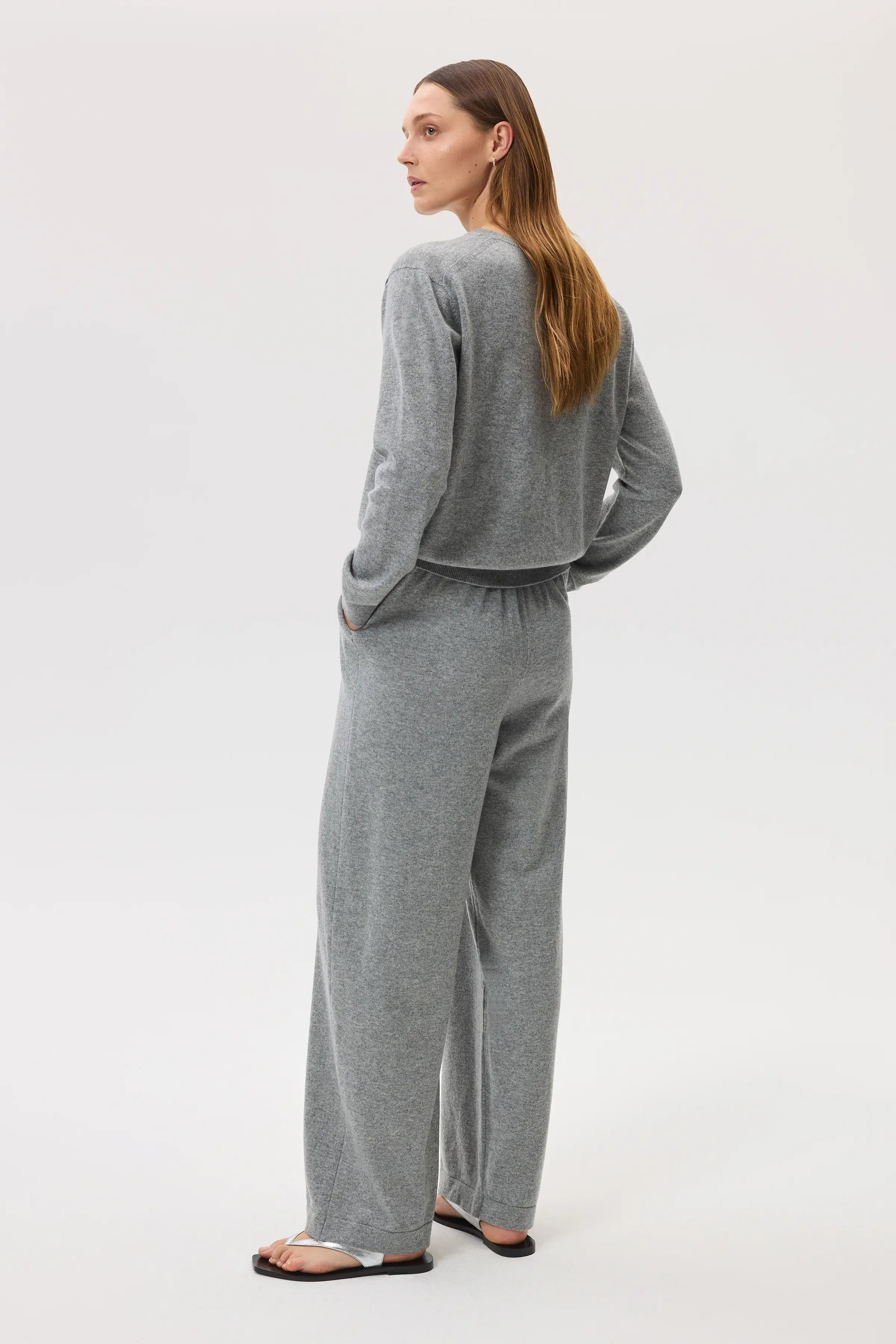 High Rise Cashmere Culottes - 2