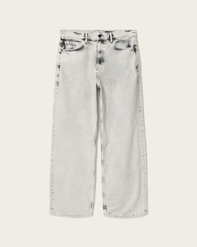 LENNY WIDE LEG DENIM JEANS - 1