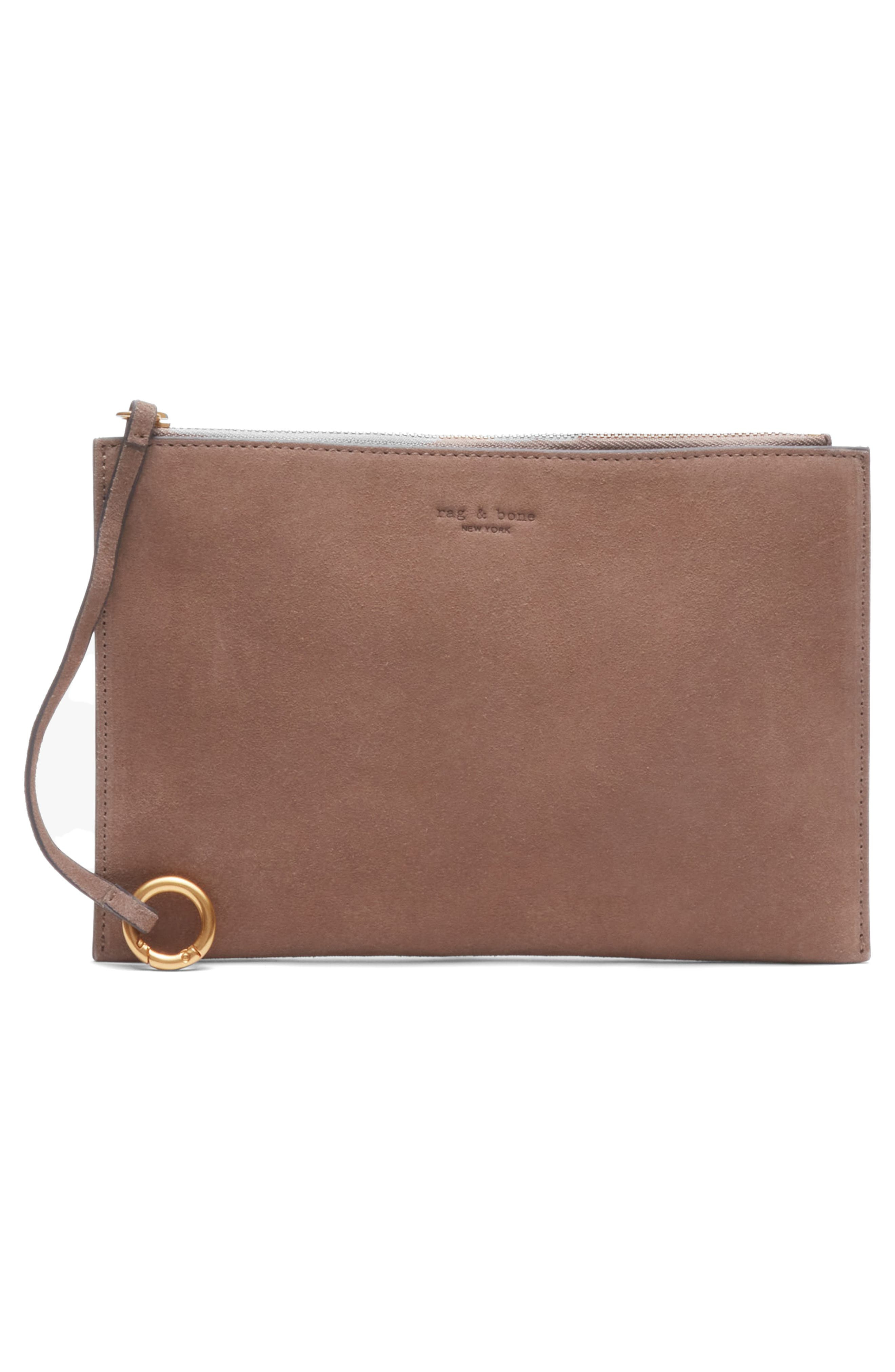 rag & bone Alix Suede Tote in Clay at Nordstrom - 6