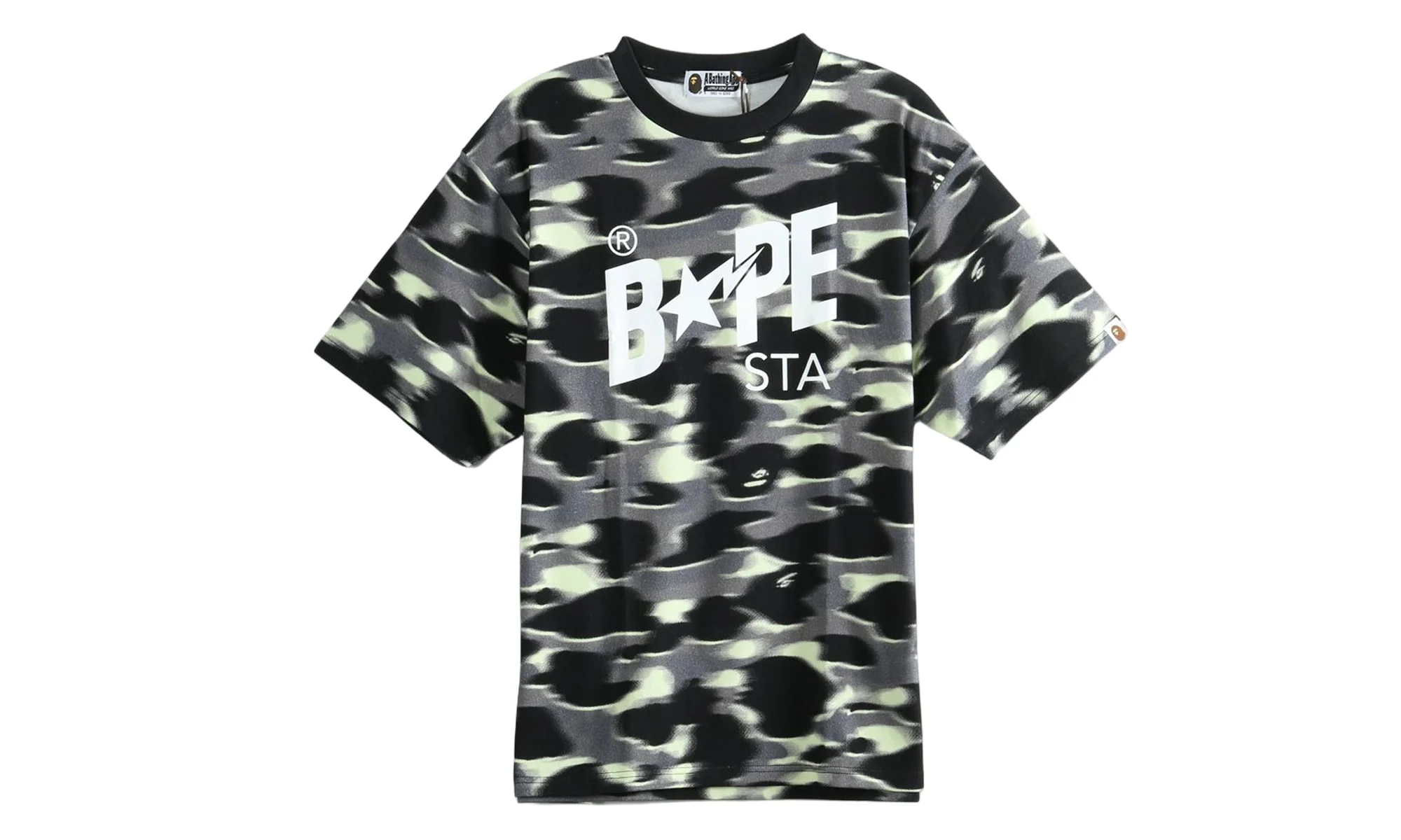 Screen Camo Sta Logo Tee "Black" 1M30109304 BLK - 1