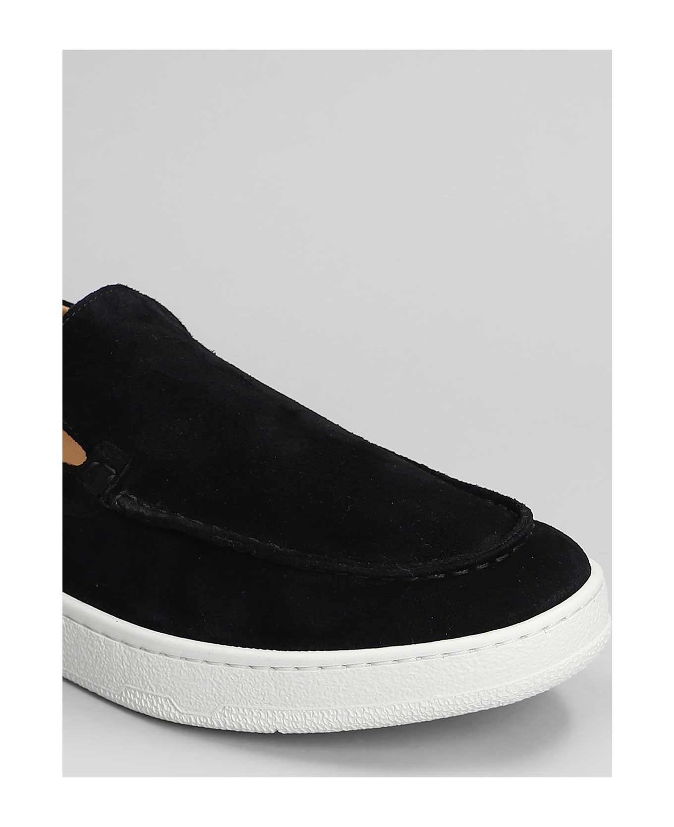 Sneakers In Black Suede - 5
