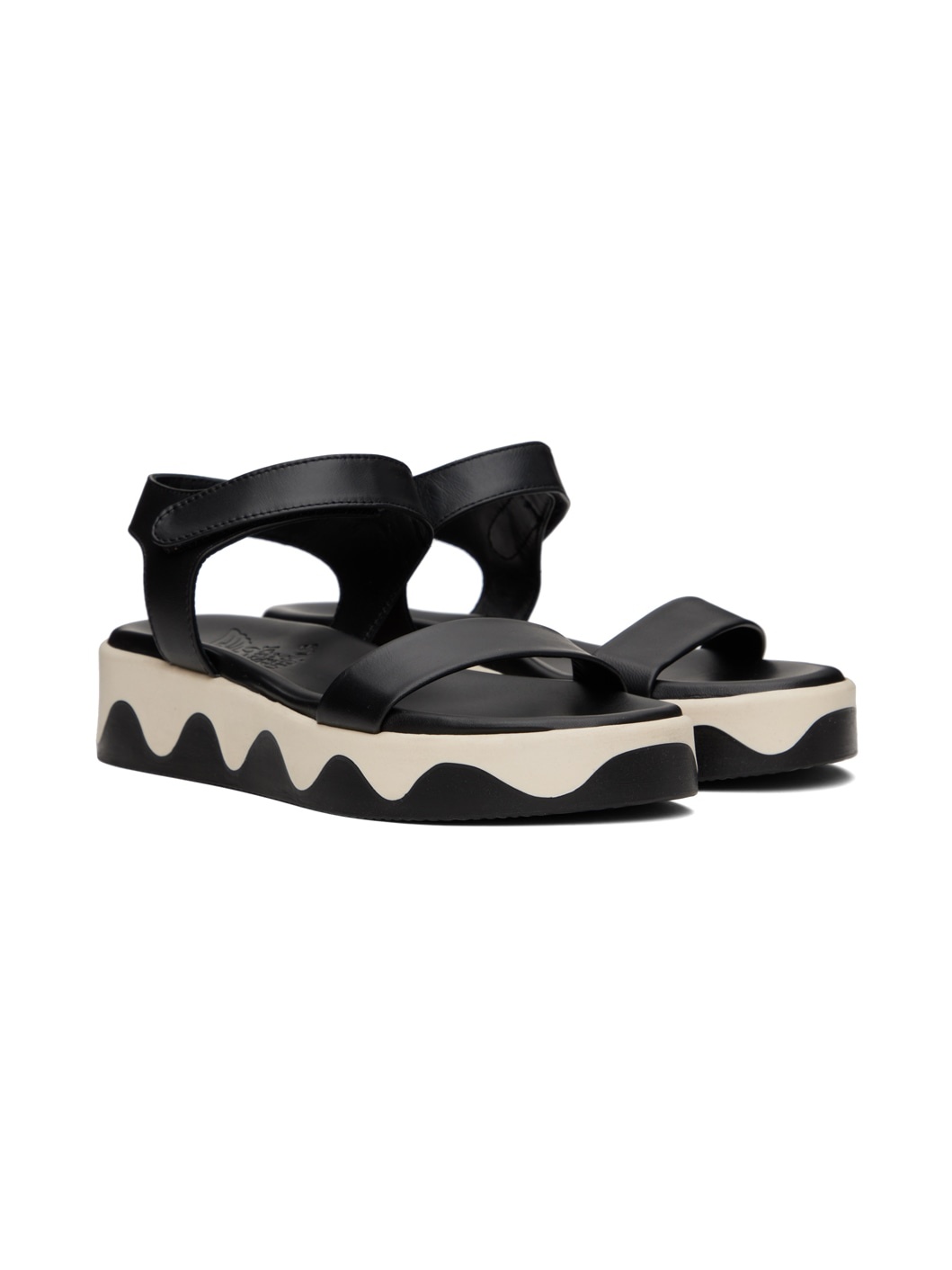 Black Salamina Sandals - 4