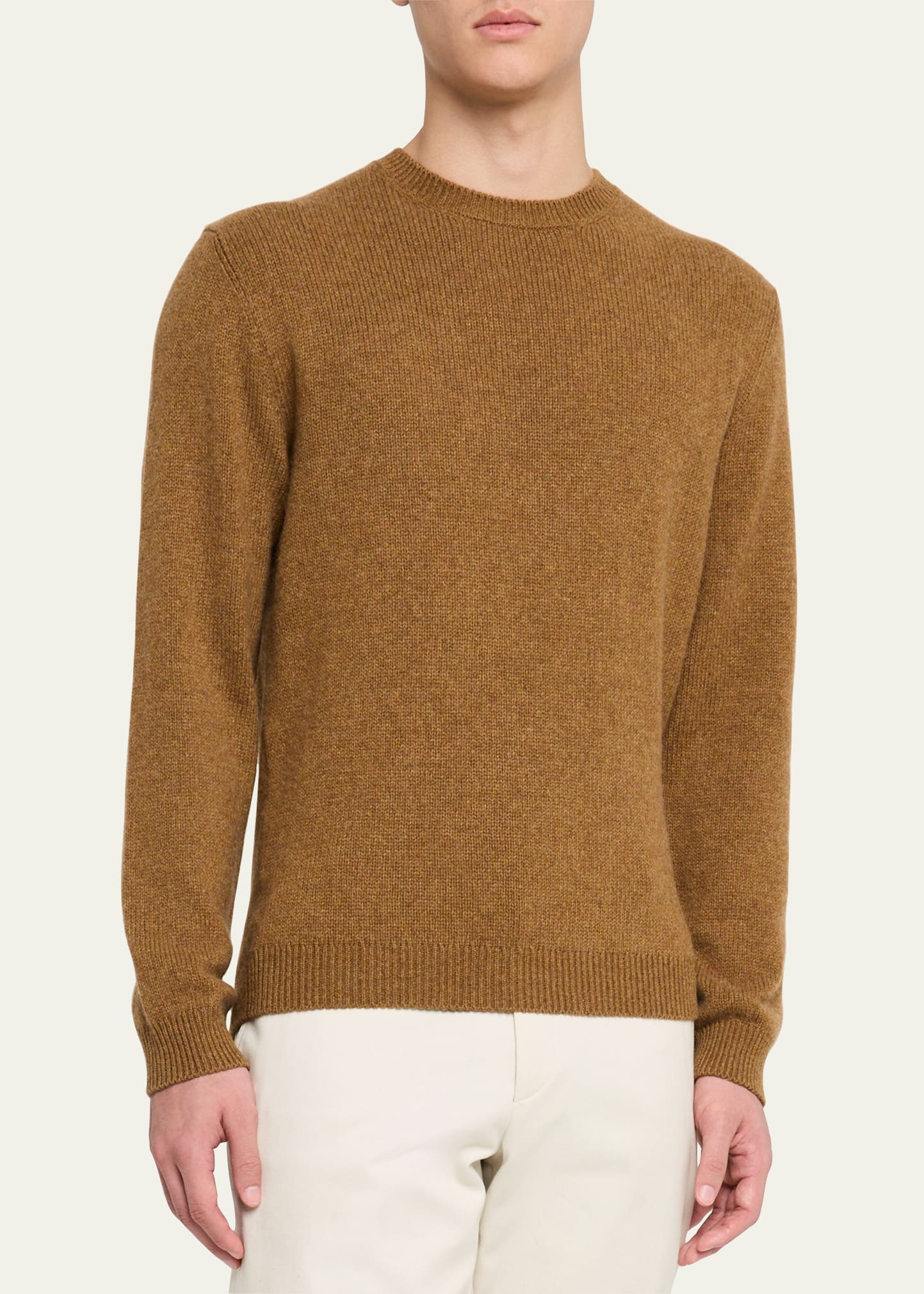 Men's Fobello Baby Cashmere Crewneck Sweater - 4
